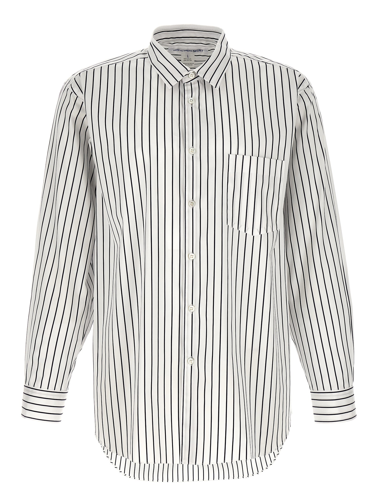 Bicolor Cotton Blouse