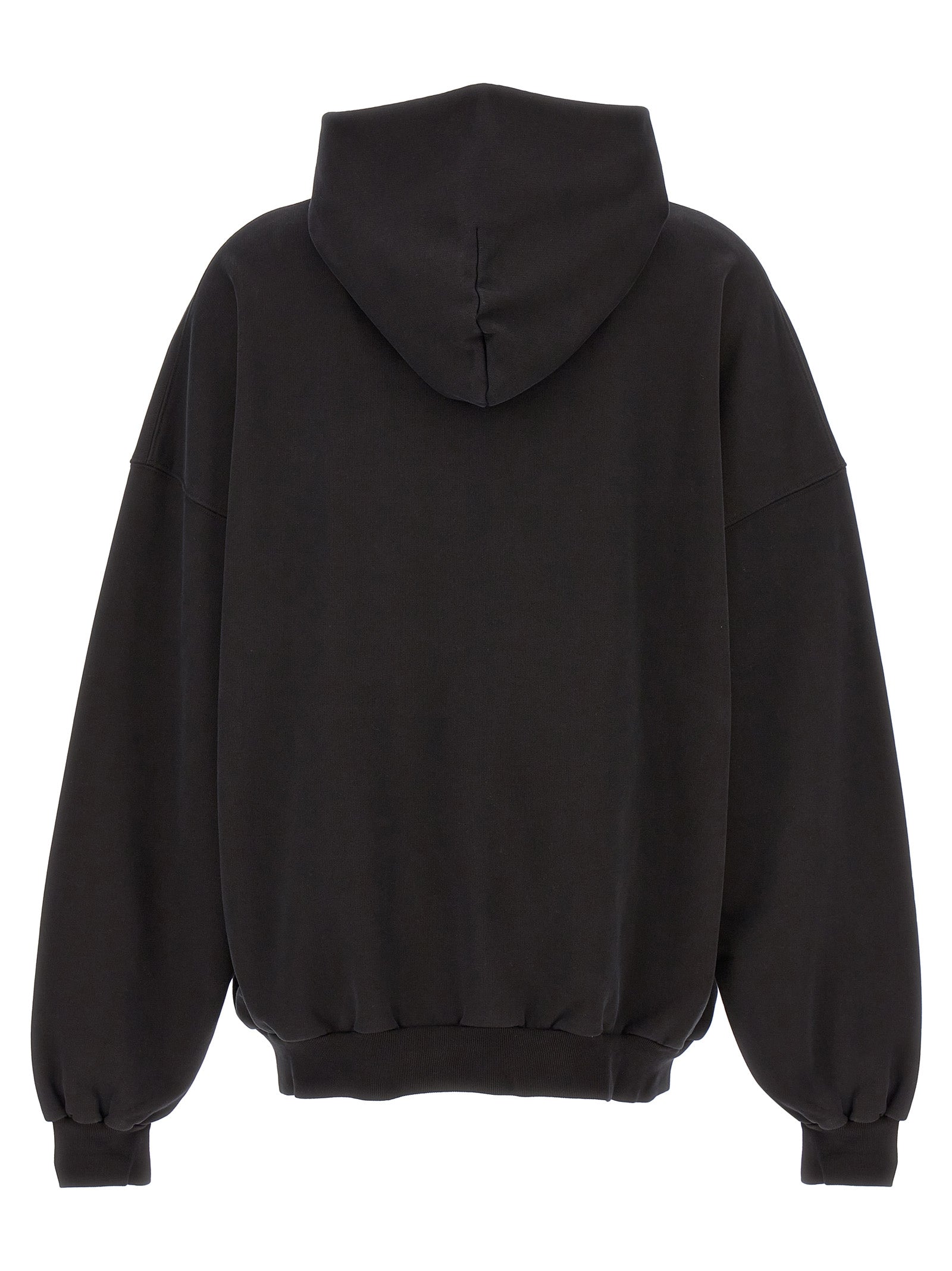 Balenciaga White Black Beverly Hills Cotton Hoodie