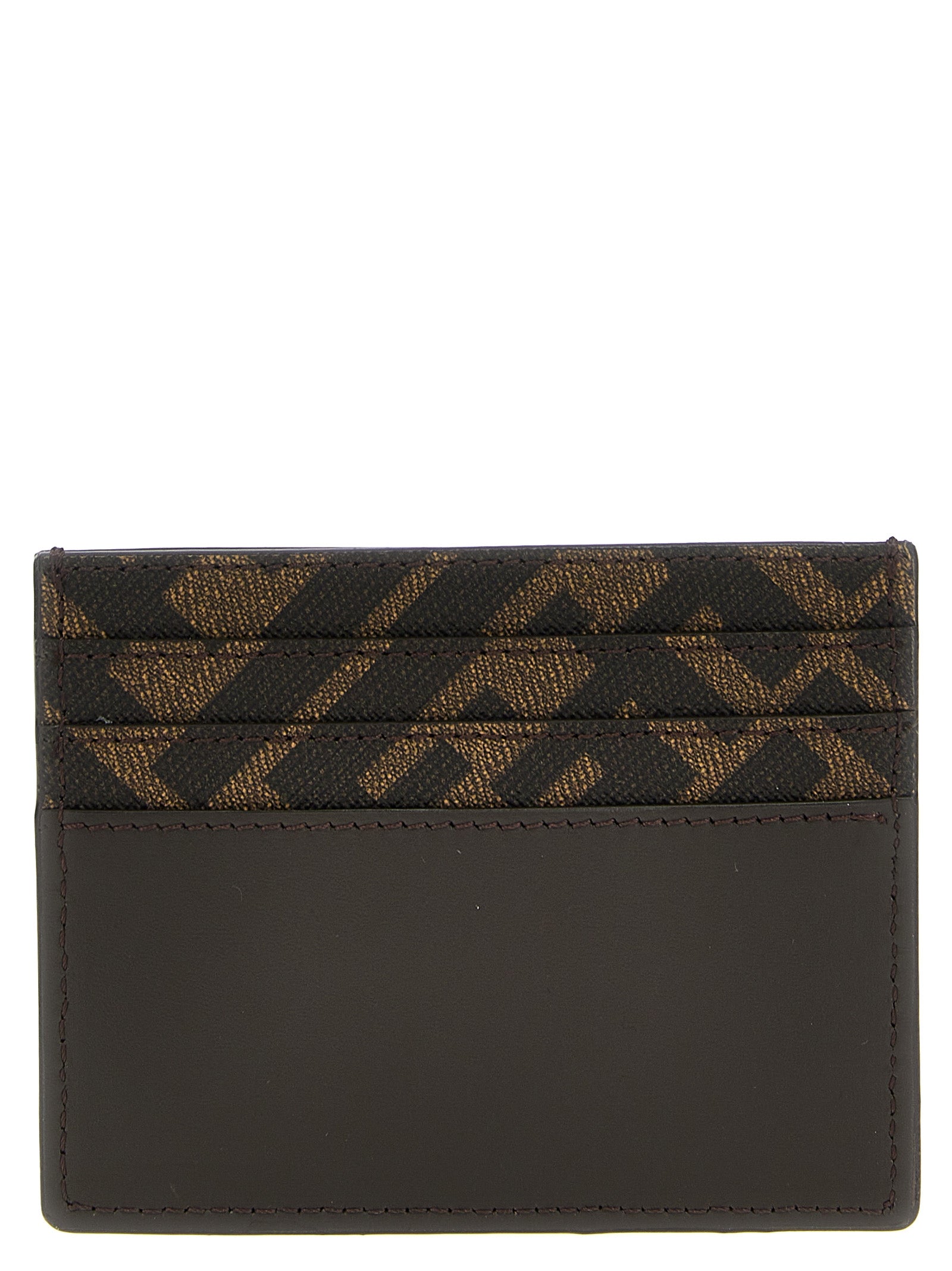 Fendi Brown Calf Leather Cardholder