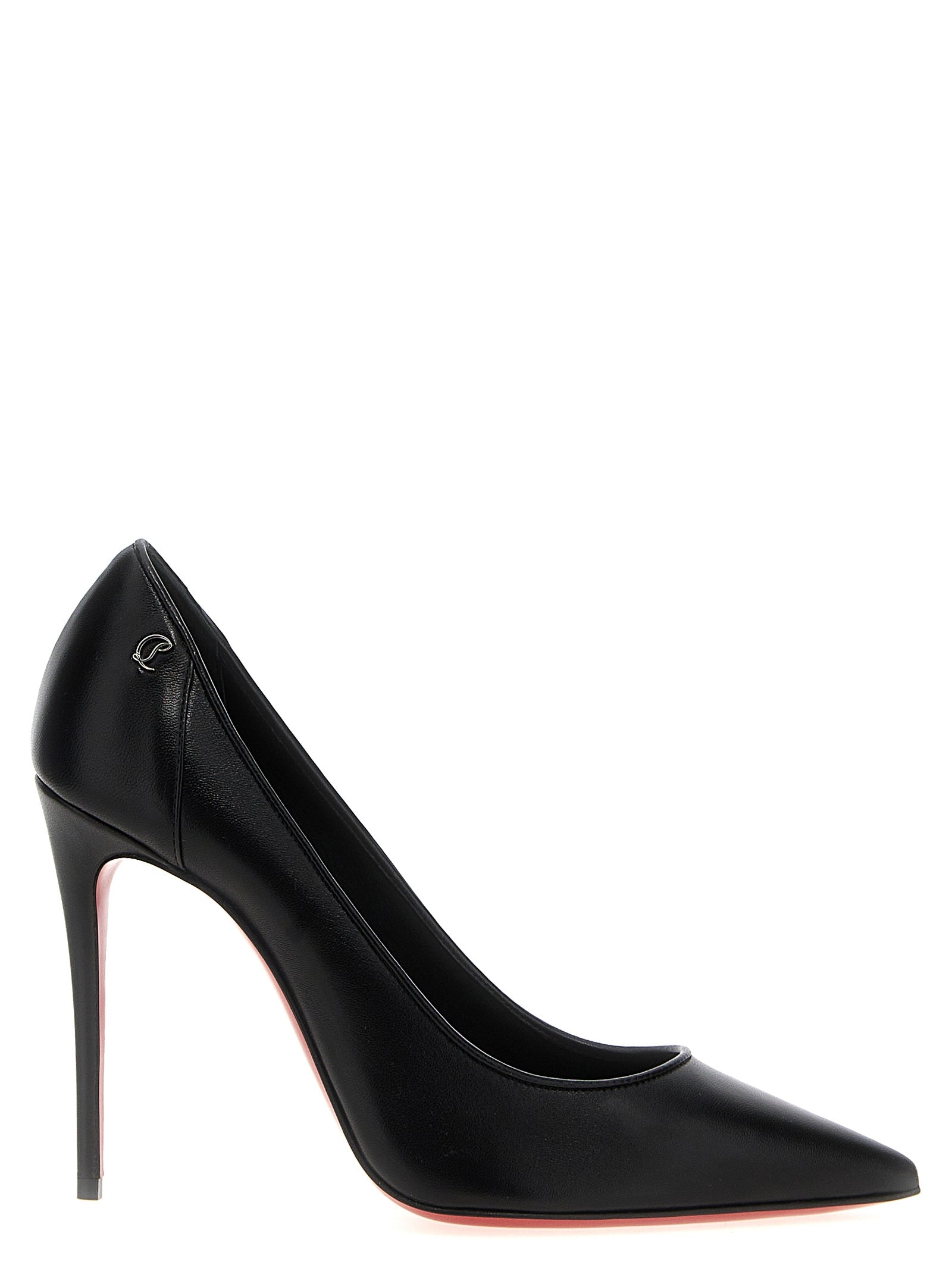 Christian Louboutin Black Sporty Kate High Heel Pumps Nappa Leather