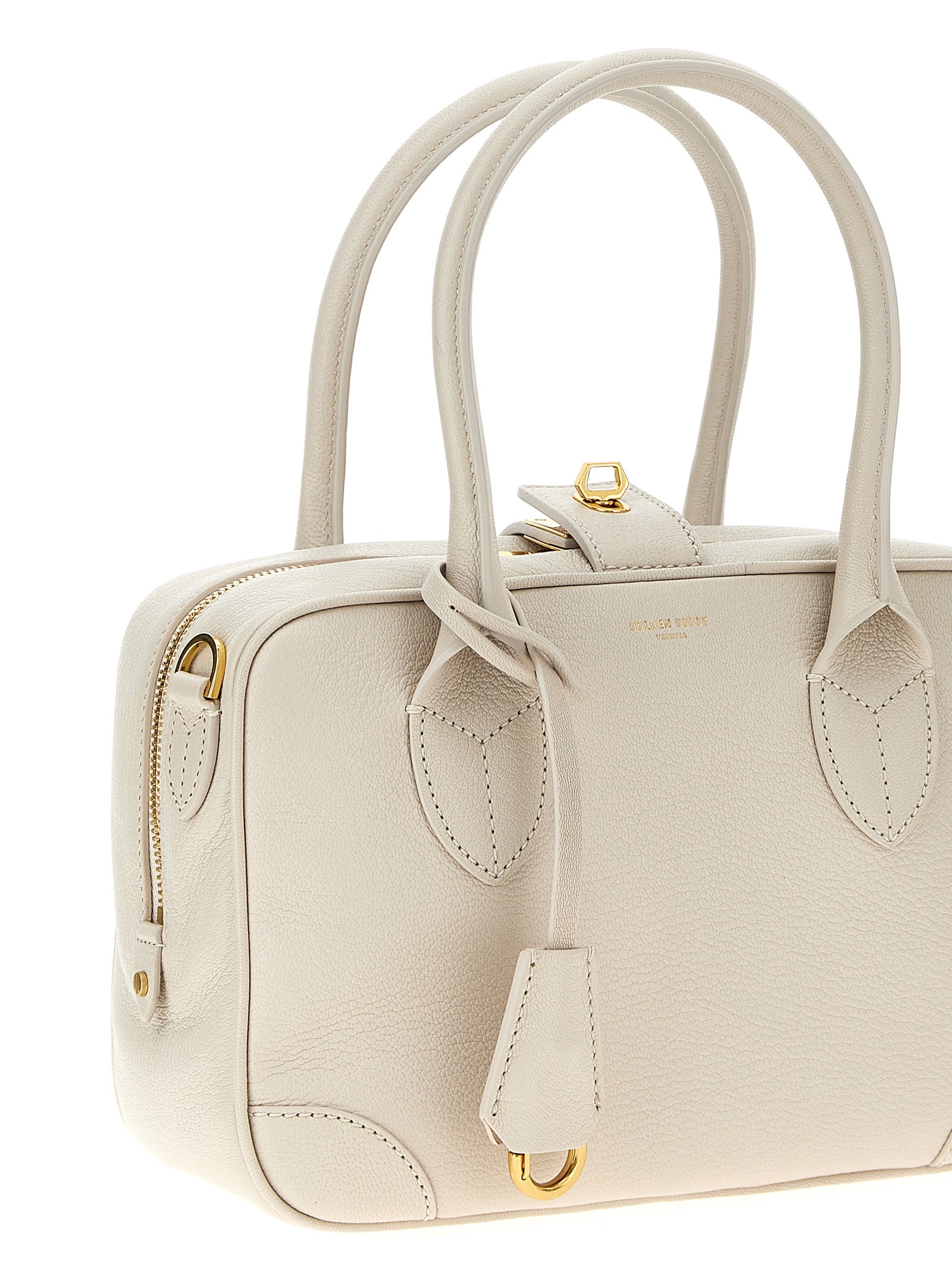 Golden Goose White Vita Handbag Leather