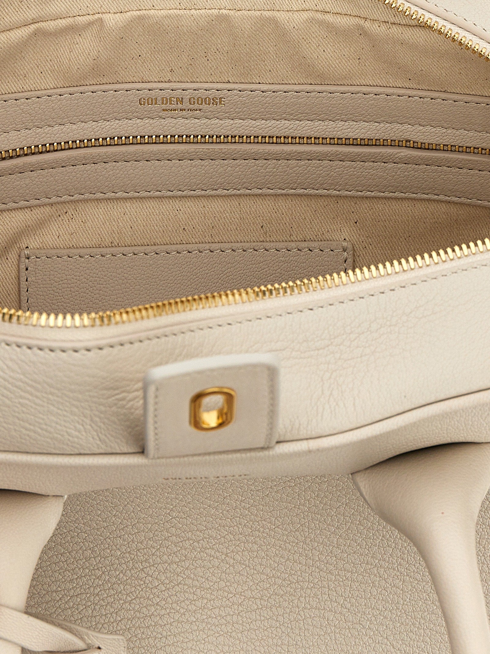 Golden Goose White Vita Handbag Leather