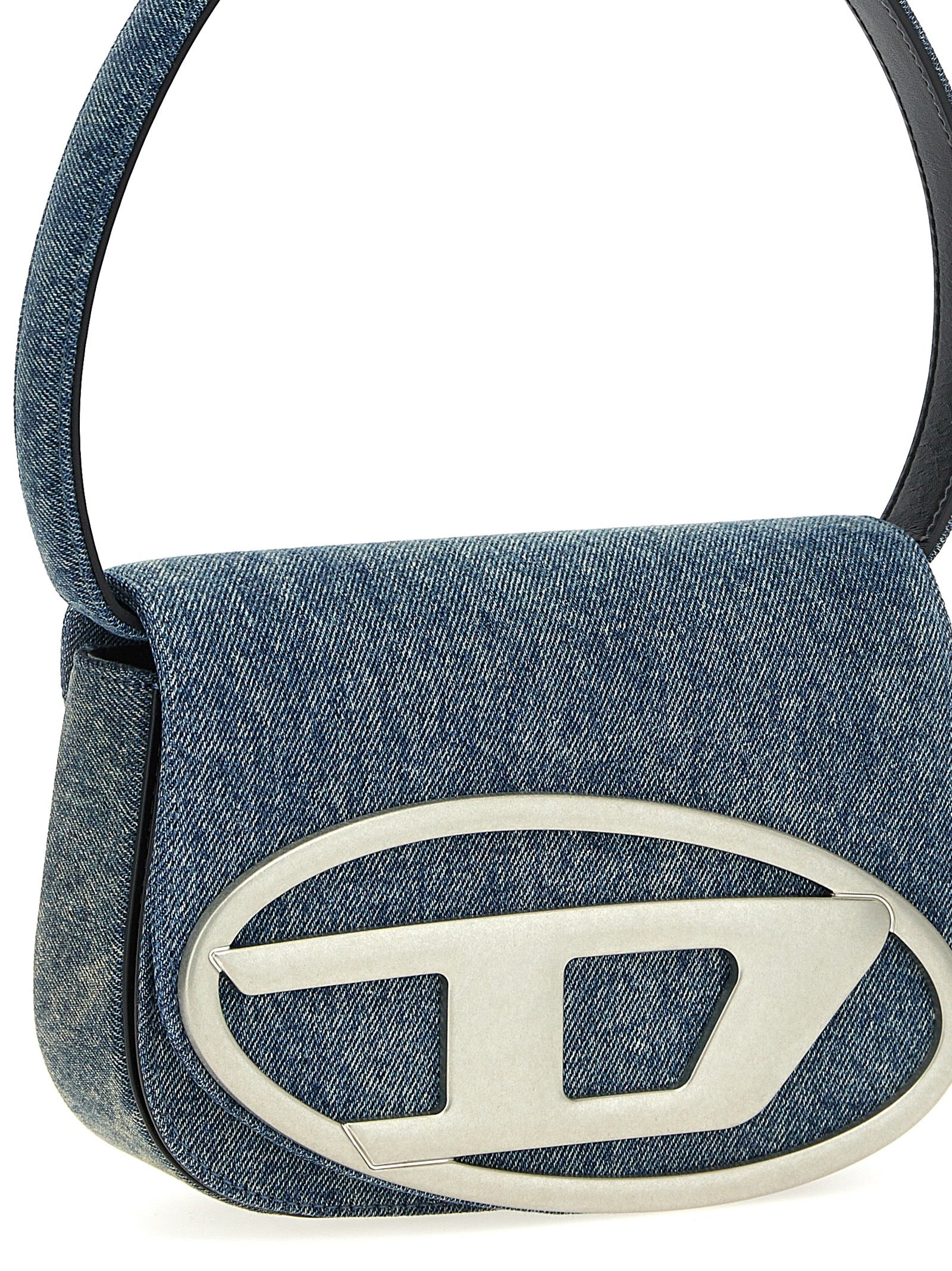 Diesel blaue Baumwoll-Schultertasche
