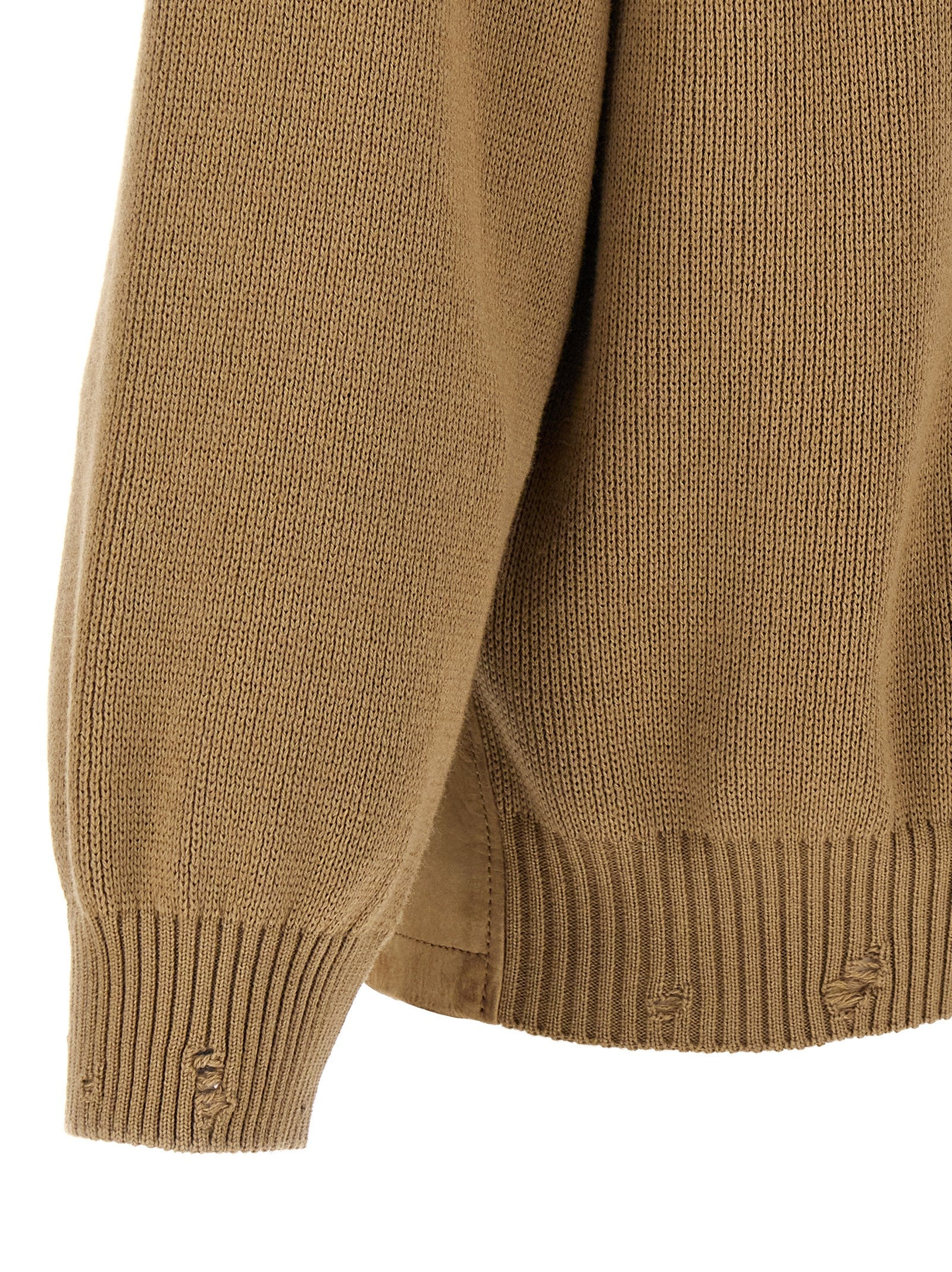 Golden Goose Beige Neil Leather Jacket