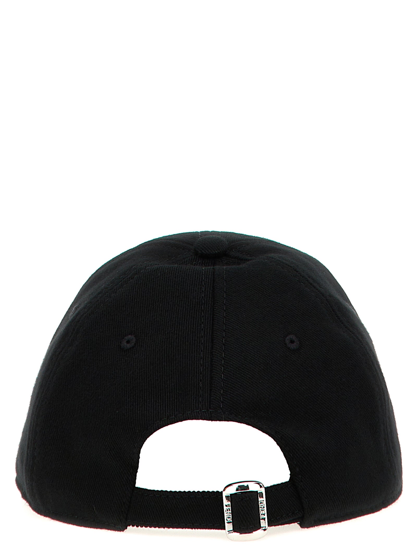 Casquette Fendi en coton noir