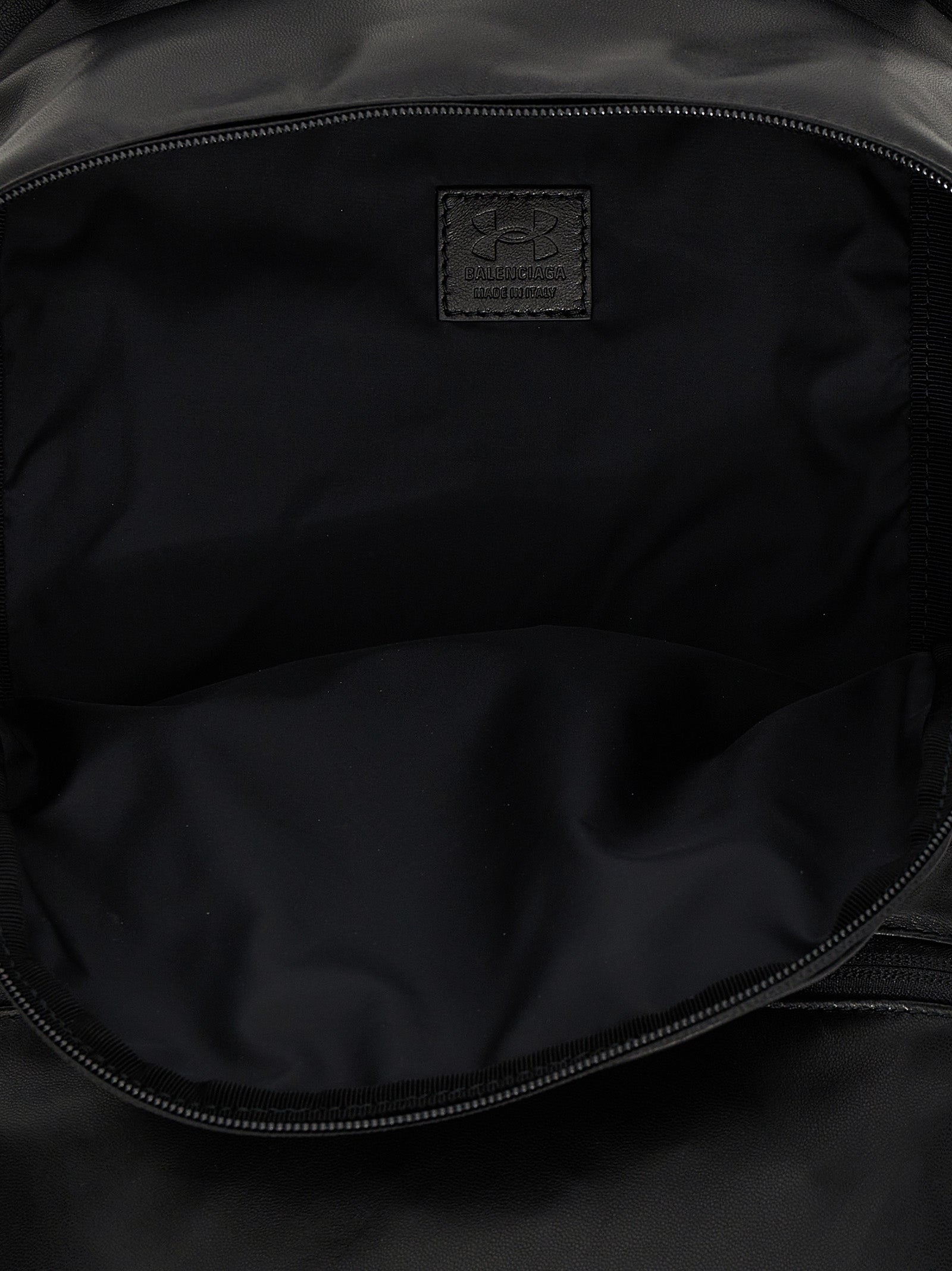 Balenciaga White Black Lambskin Backpack