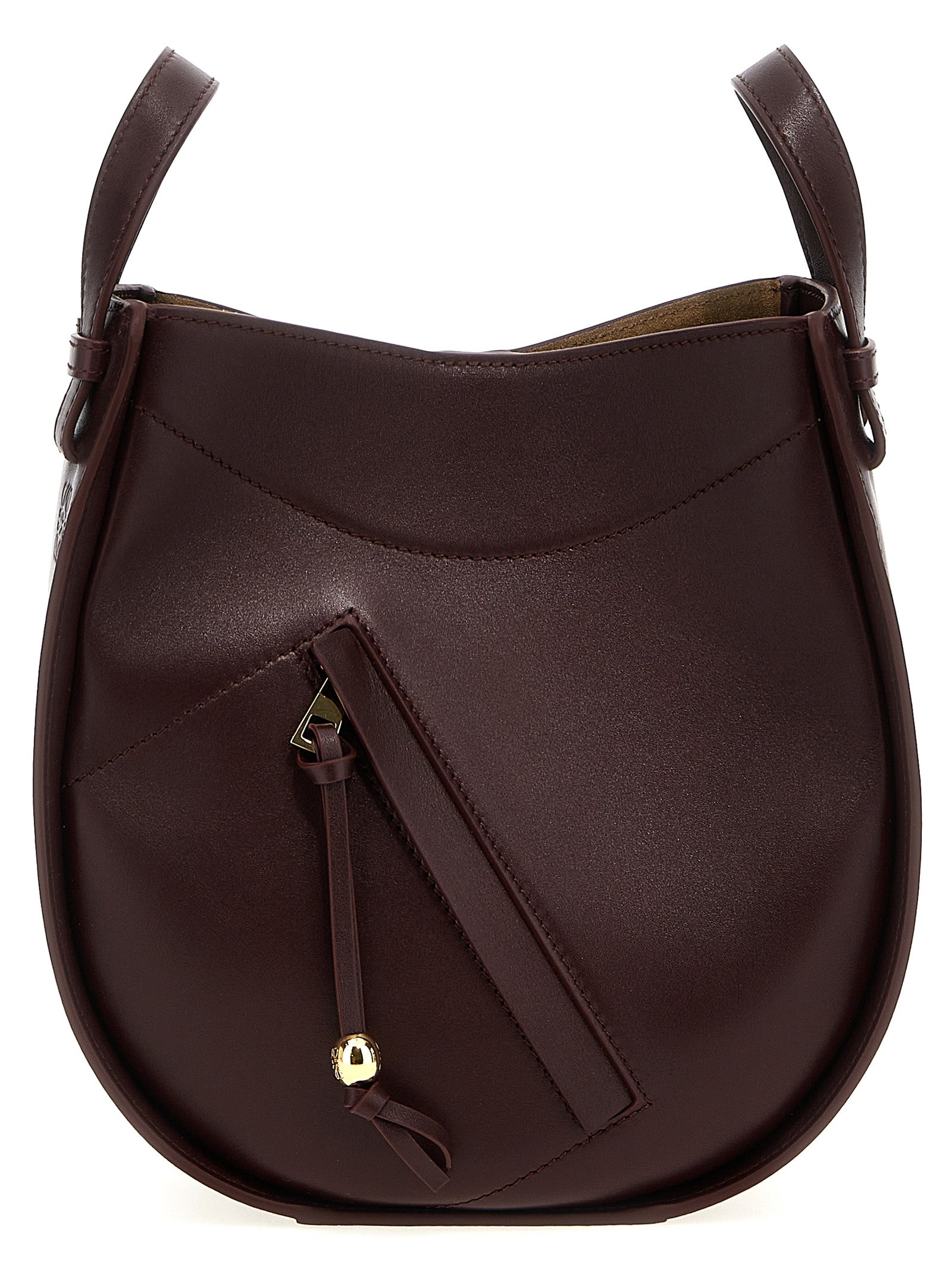 Loewe Bordeaux Hammock Slice Crossbody Bag Calf Leather