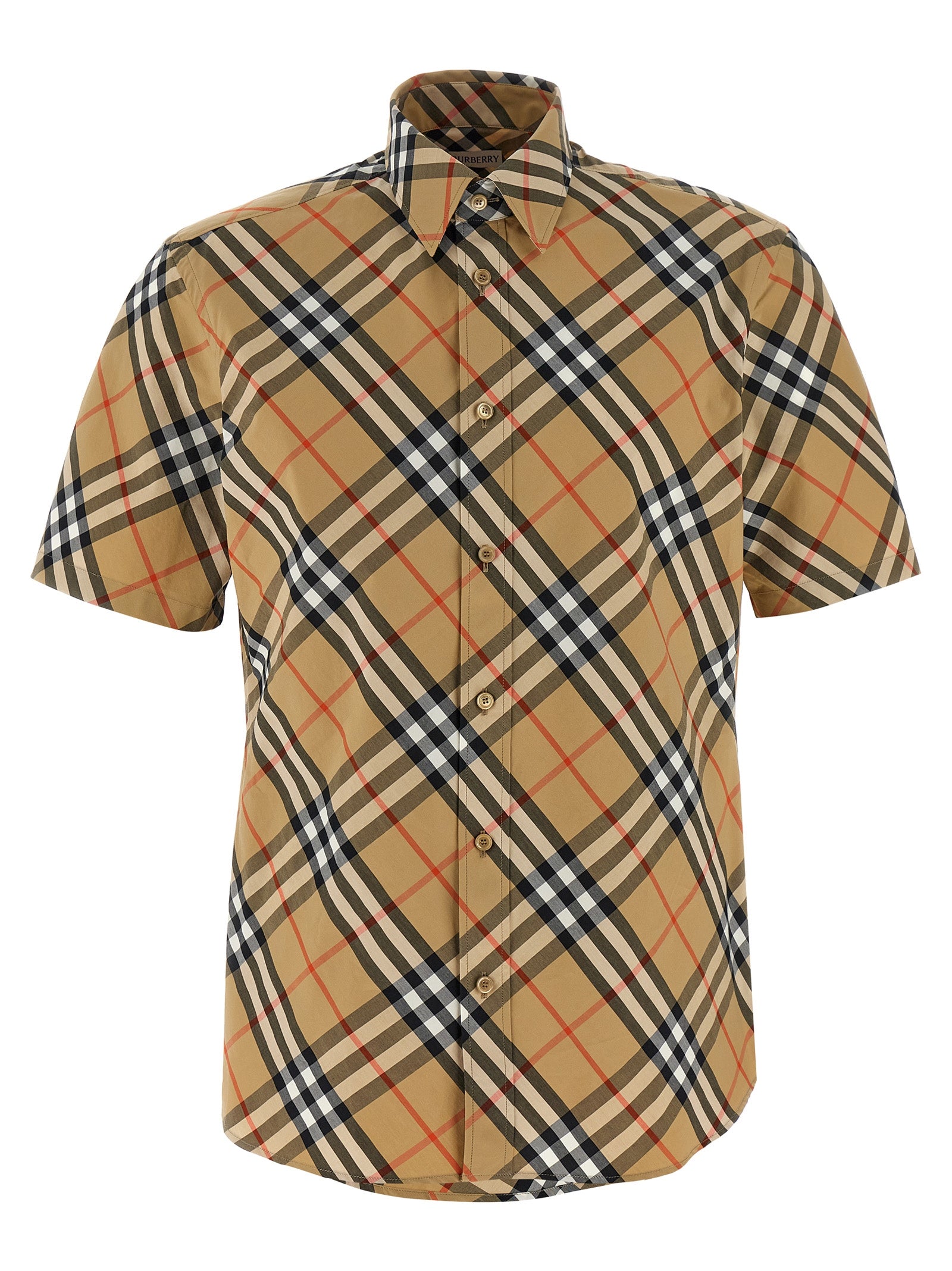 Burberry Beige Cotton Poplin Shirt