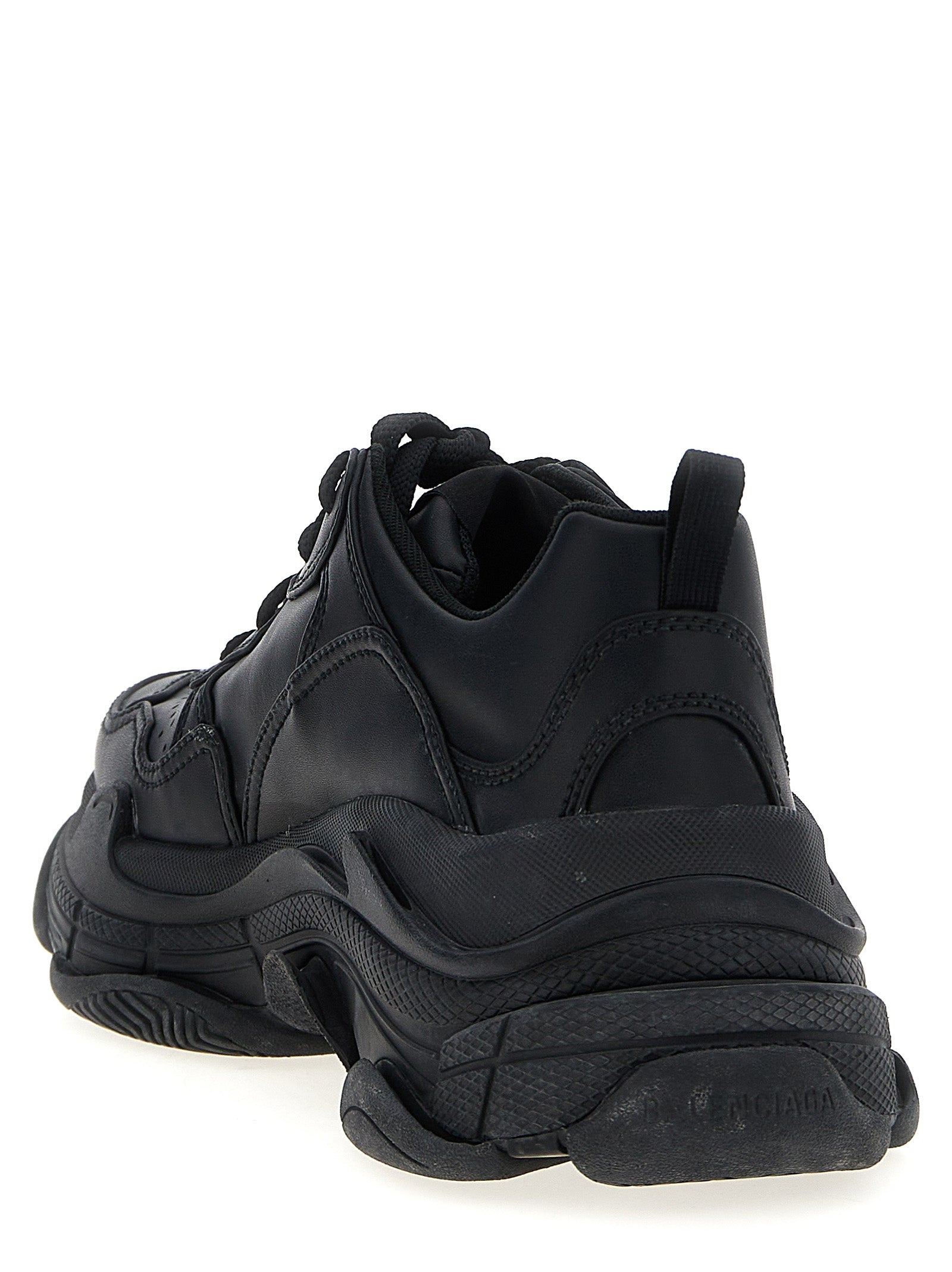 Baskets athlétiques Balenciaga noires en polyéthylène