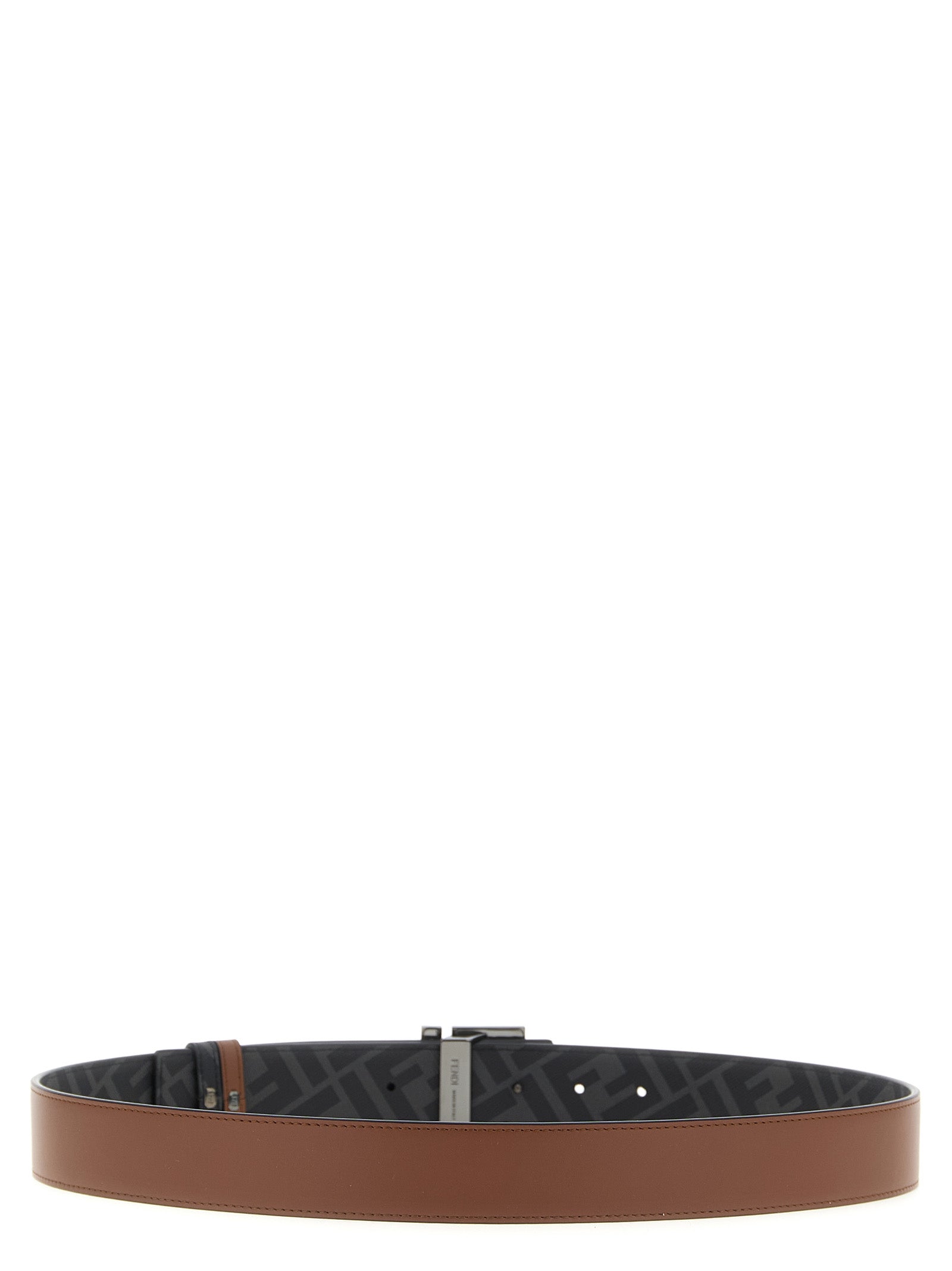 Fendi Multicolor Reversible Belt Leather