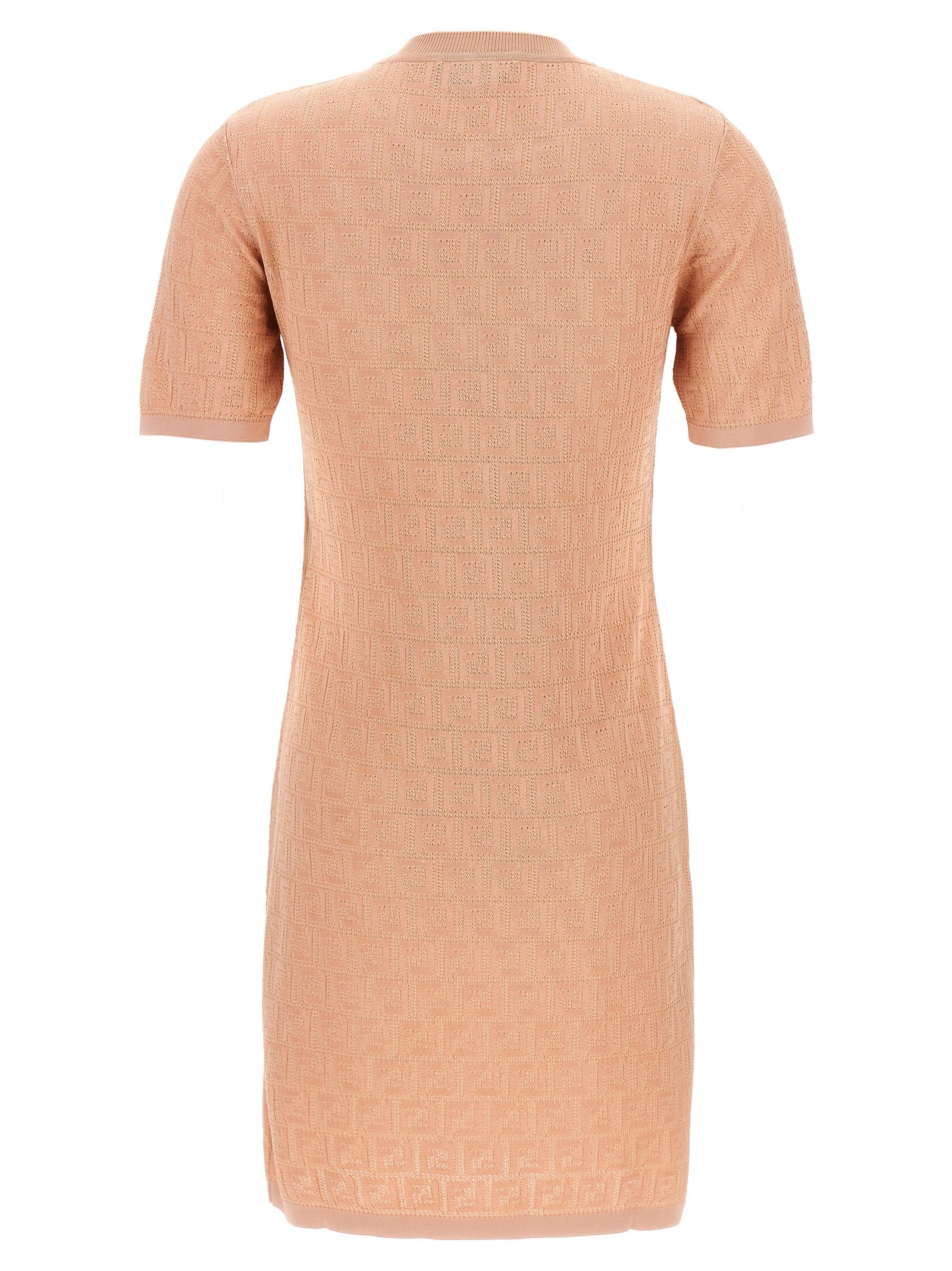 Fendi Pink Cotton Mini Dress