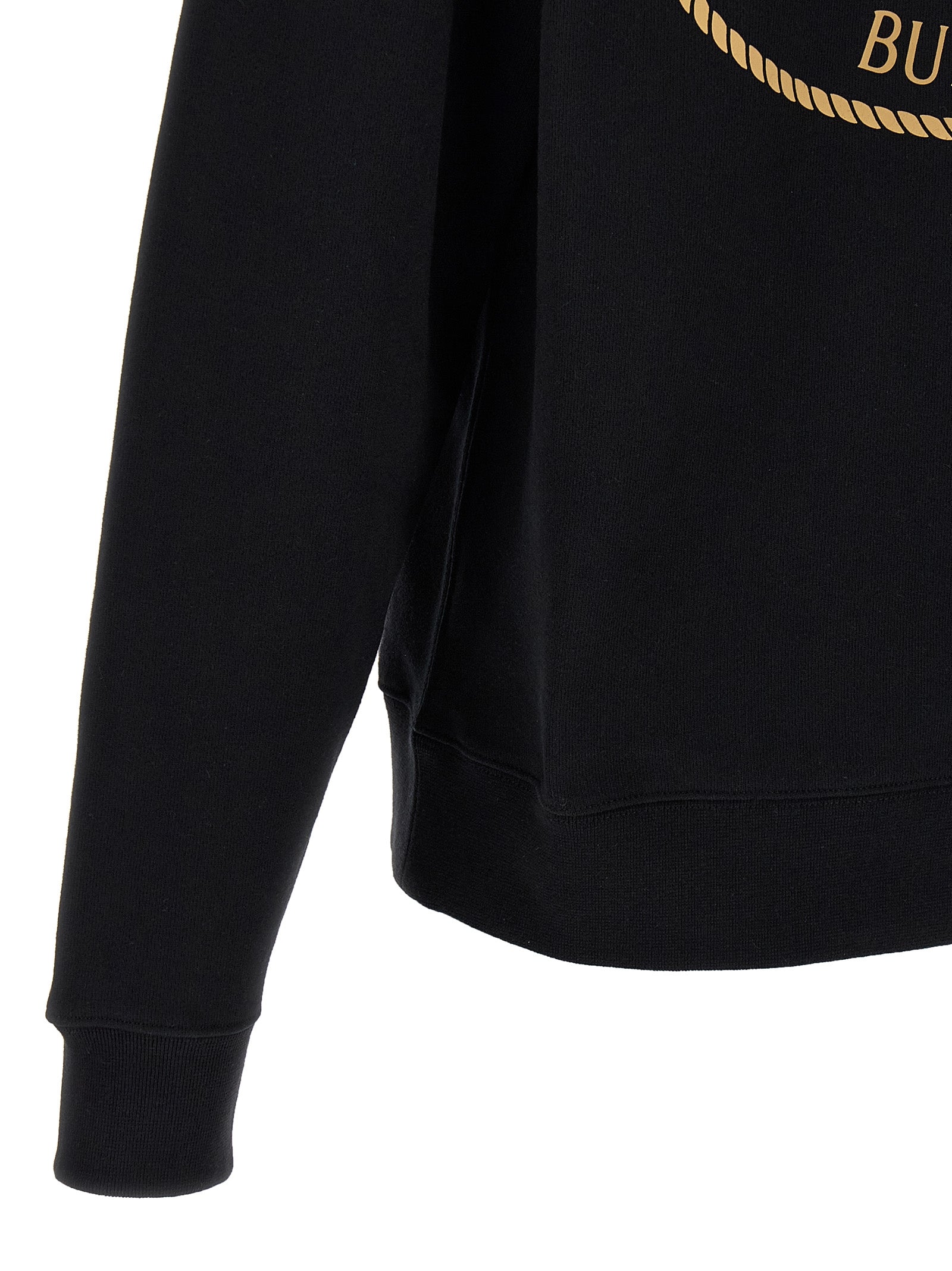 Burberry Schwarzes Baumwoll-Sweatshirt