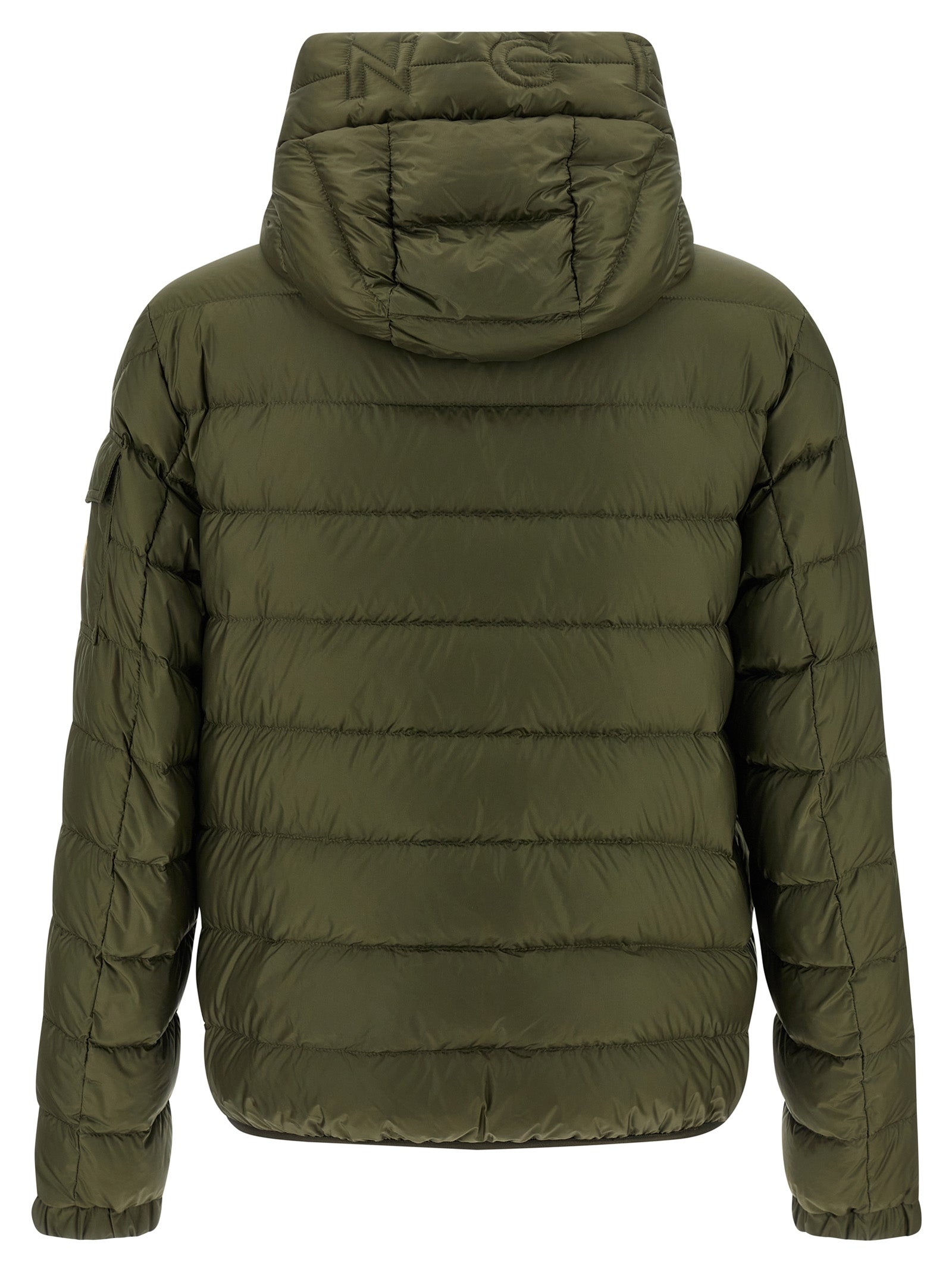 Moncler Green Najan Nylon Full-Length Jacket