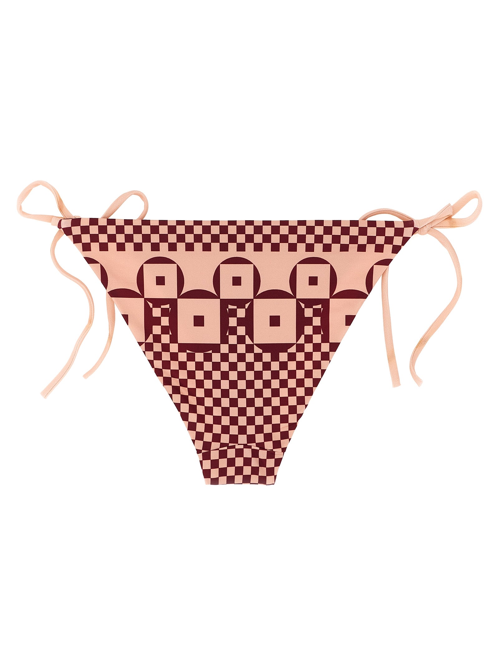 Fendi Pink Nylon Bikini Bottoms