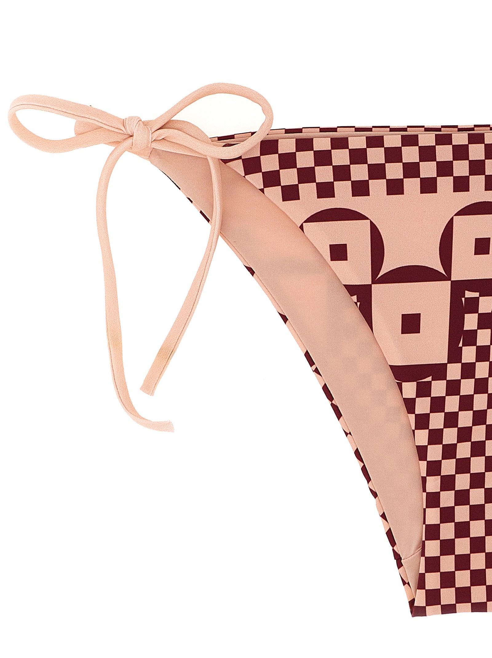 Fendi Pink Nylon Bikini Bottoms