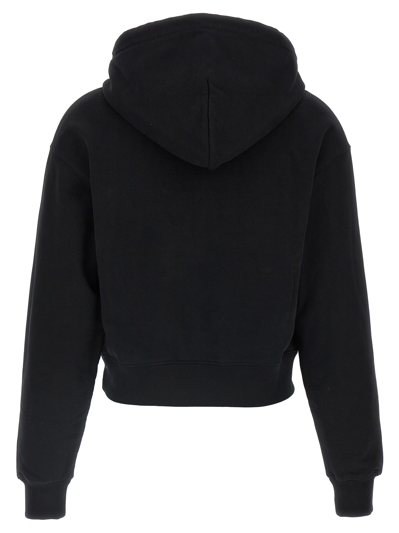 Jacquemus Black Le Hoodie Gros-Grain Cotton Hoodie