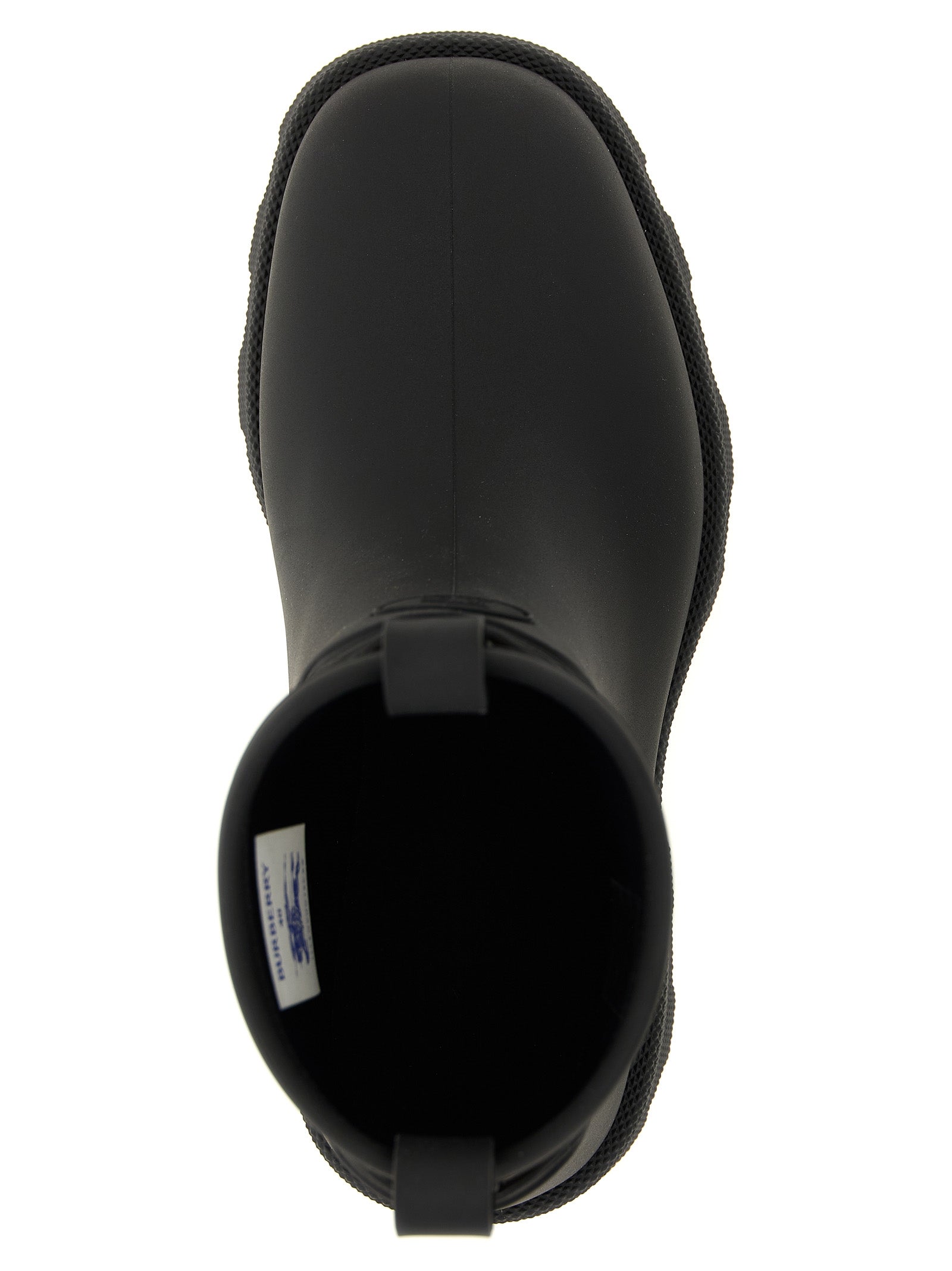 Burberry Black Marsh Stamp Synthetic Nylon Ankle Boots