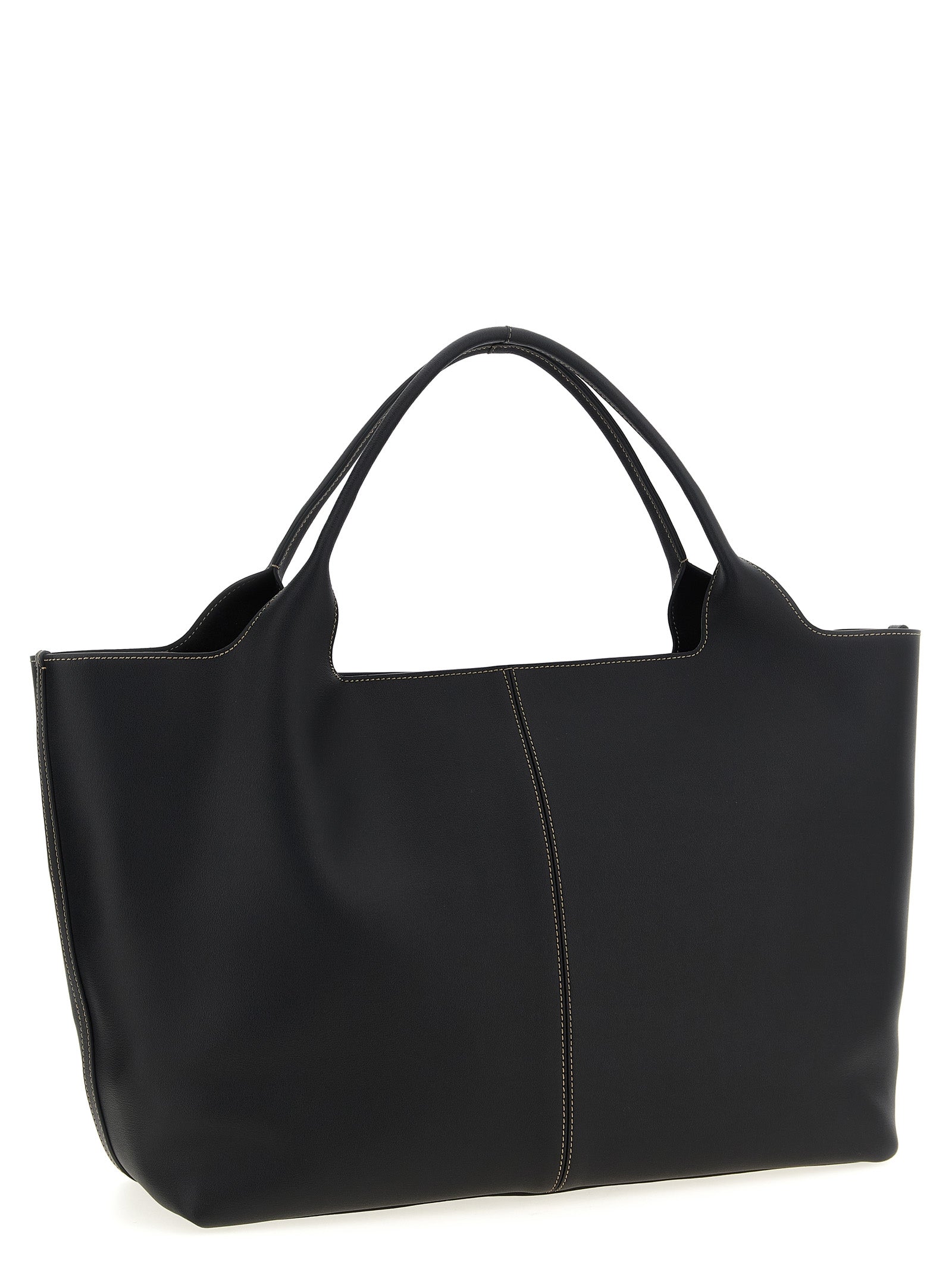 Tod’s Black EBR Tote Leather