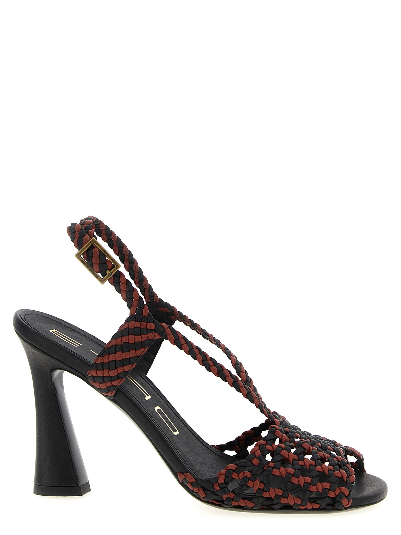 Etro Brown Synthetic Stiletto Heel Sandals