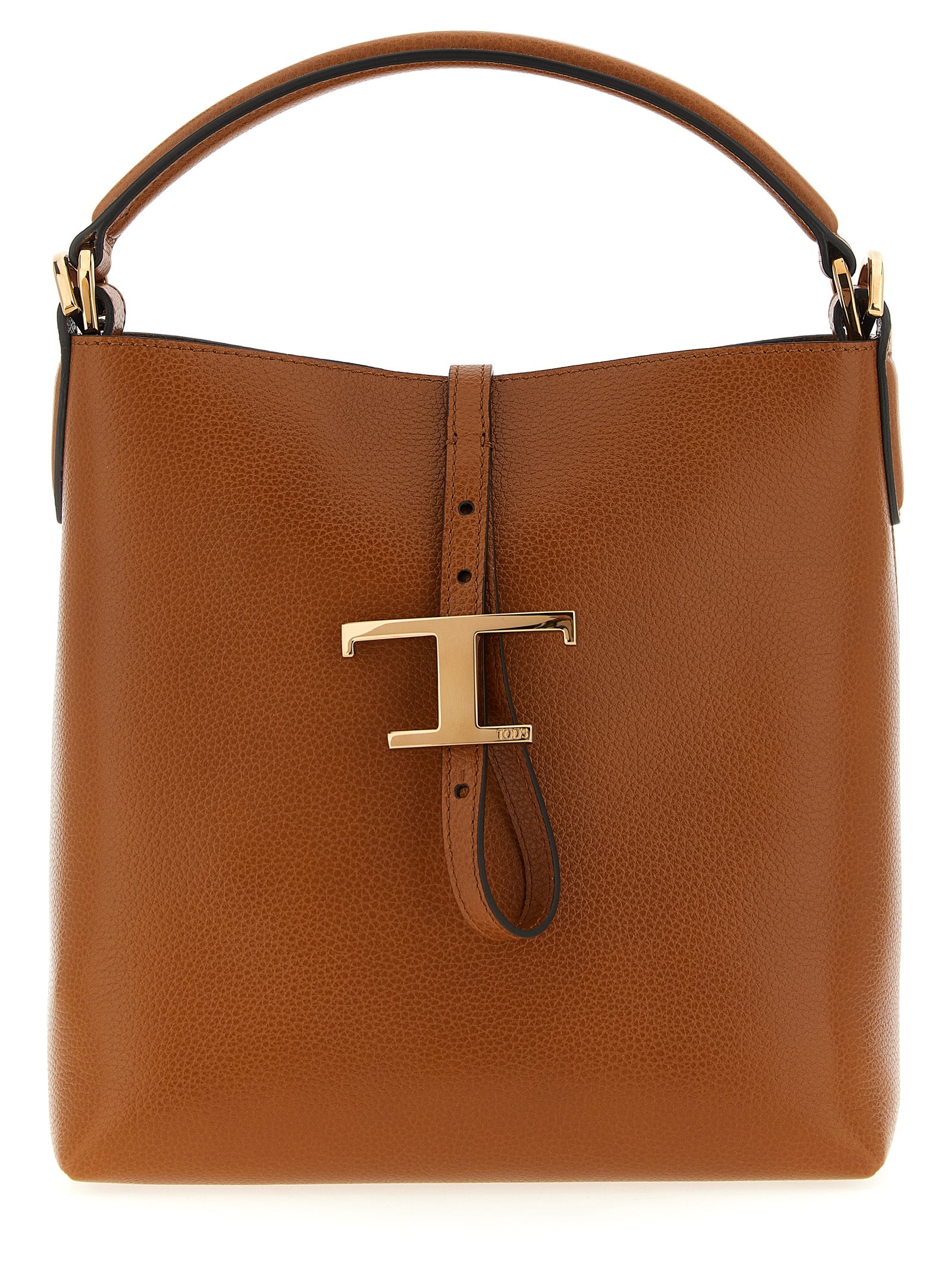 Tod’s Brown Mini Bucket Handbag Calf Leather