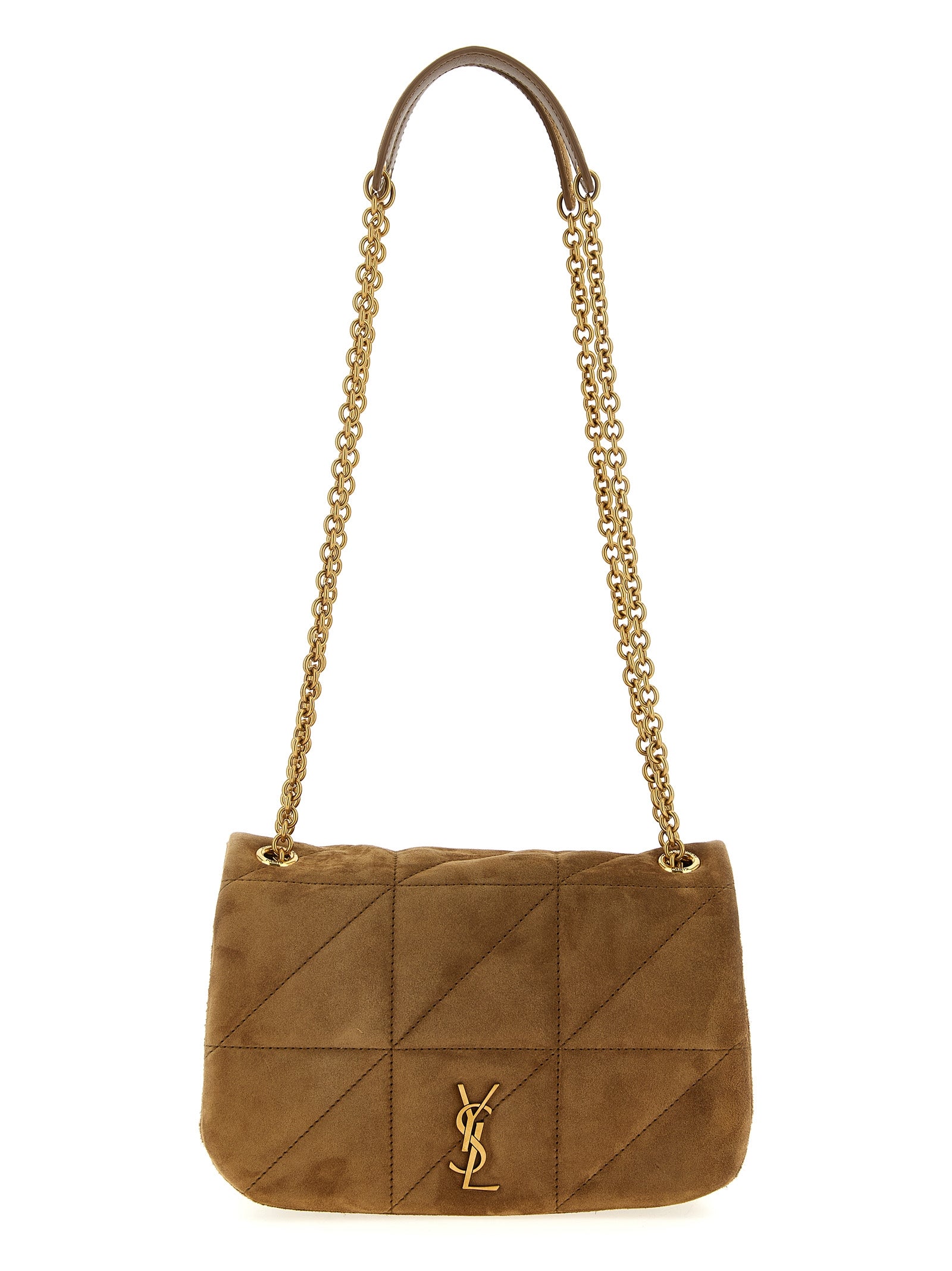 Saint Laurent Beige Jamie 43 Mini Shoulder Bag Calf Leather