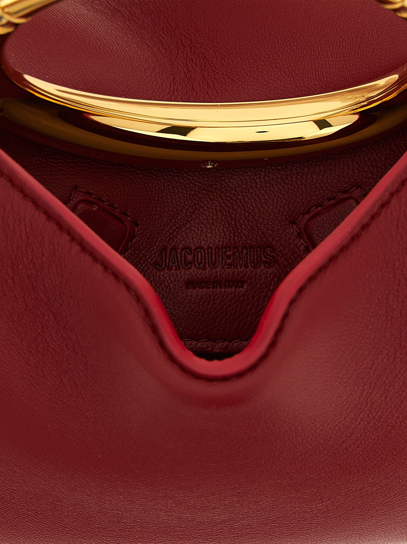 Jacquemus Red Le Petit Calino Lambskin Handbag
