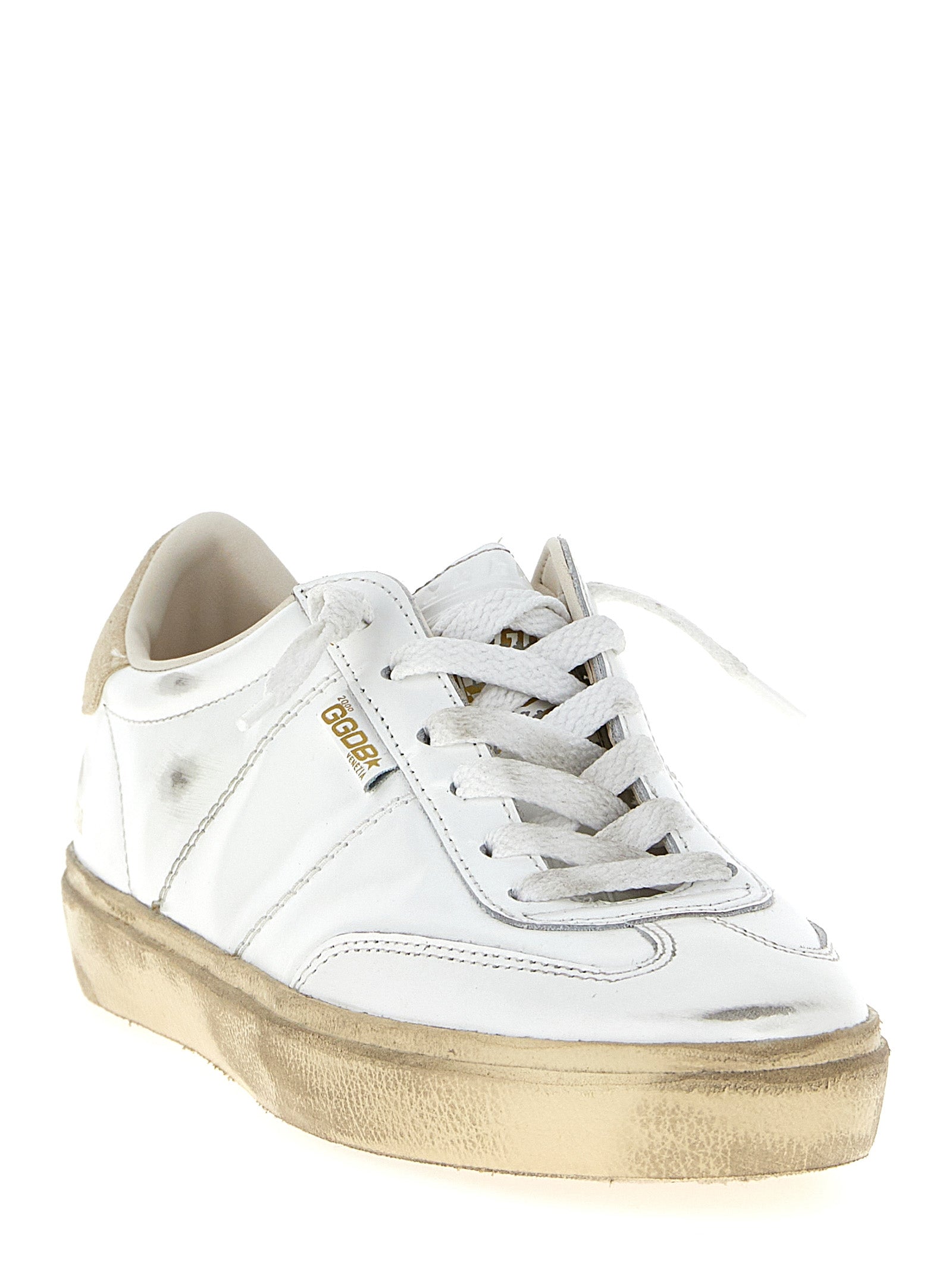 Golden Goose White Soul Star Leather Sneakers