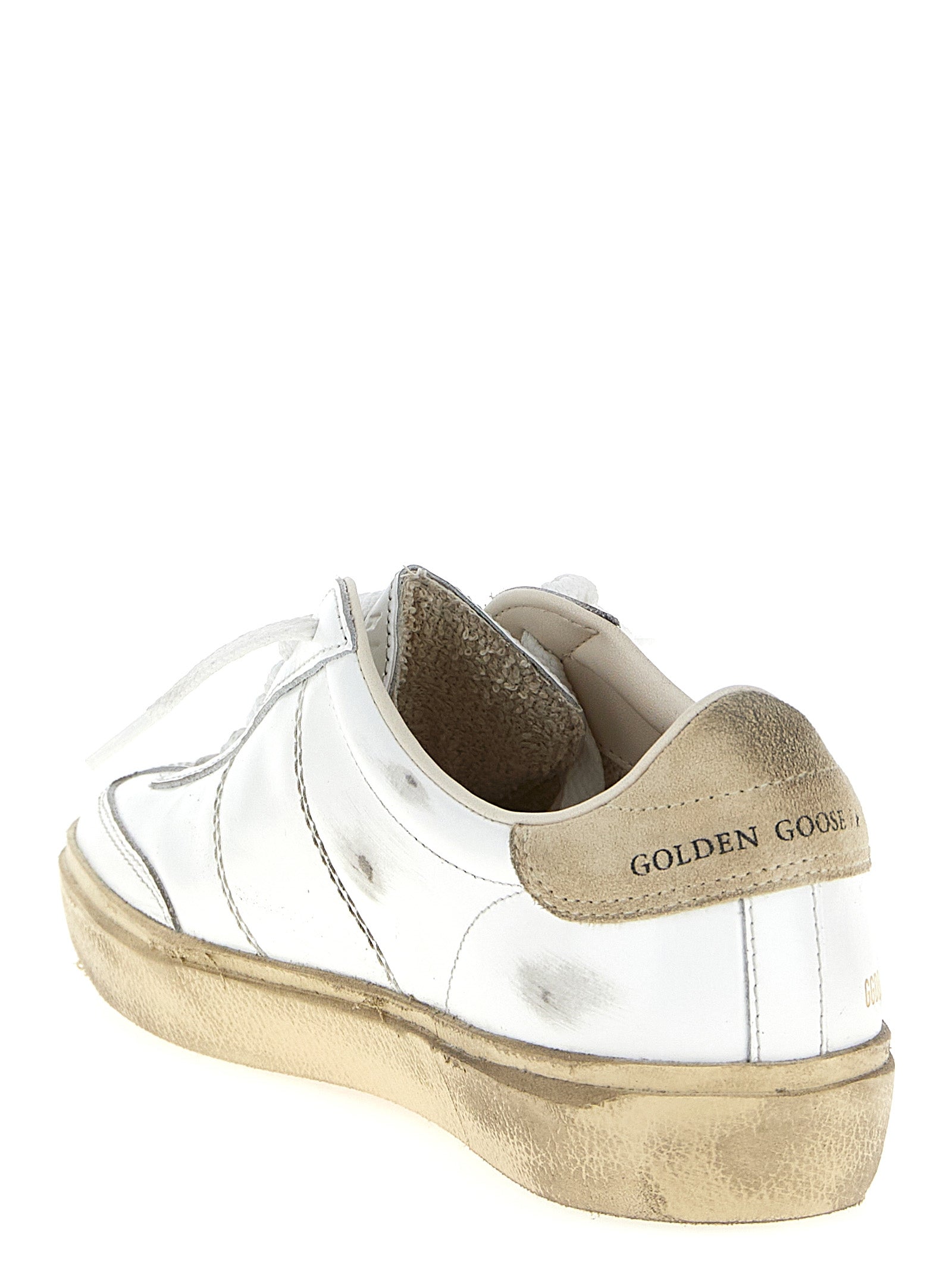 Golden Goose White Soul Star Leather Sneakers