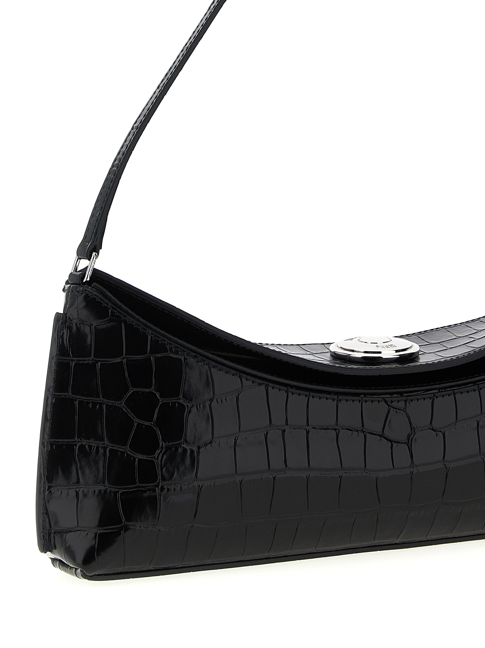 Jacquemus Black La Pochette Ovalo Shoulder Bag Calf Leather