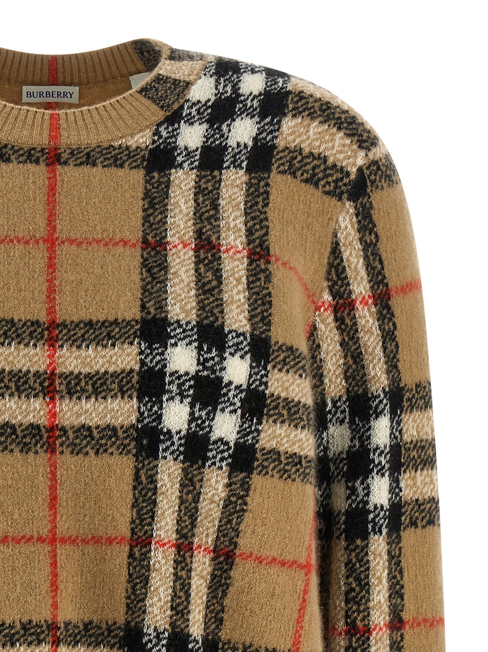Burberry Beige Constance Cashmere Wool Sweater