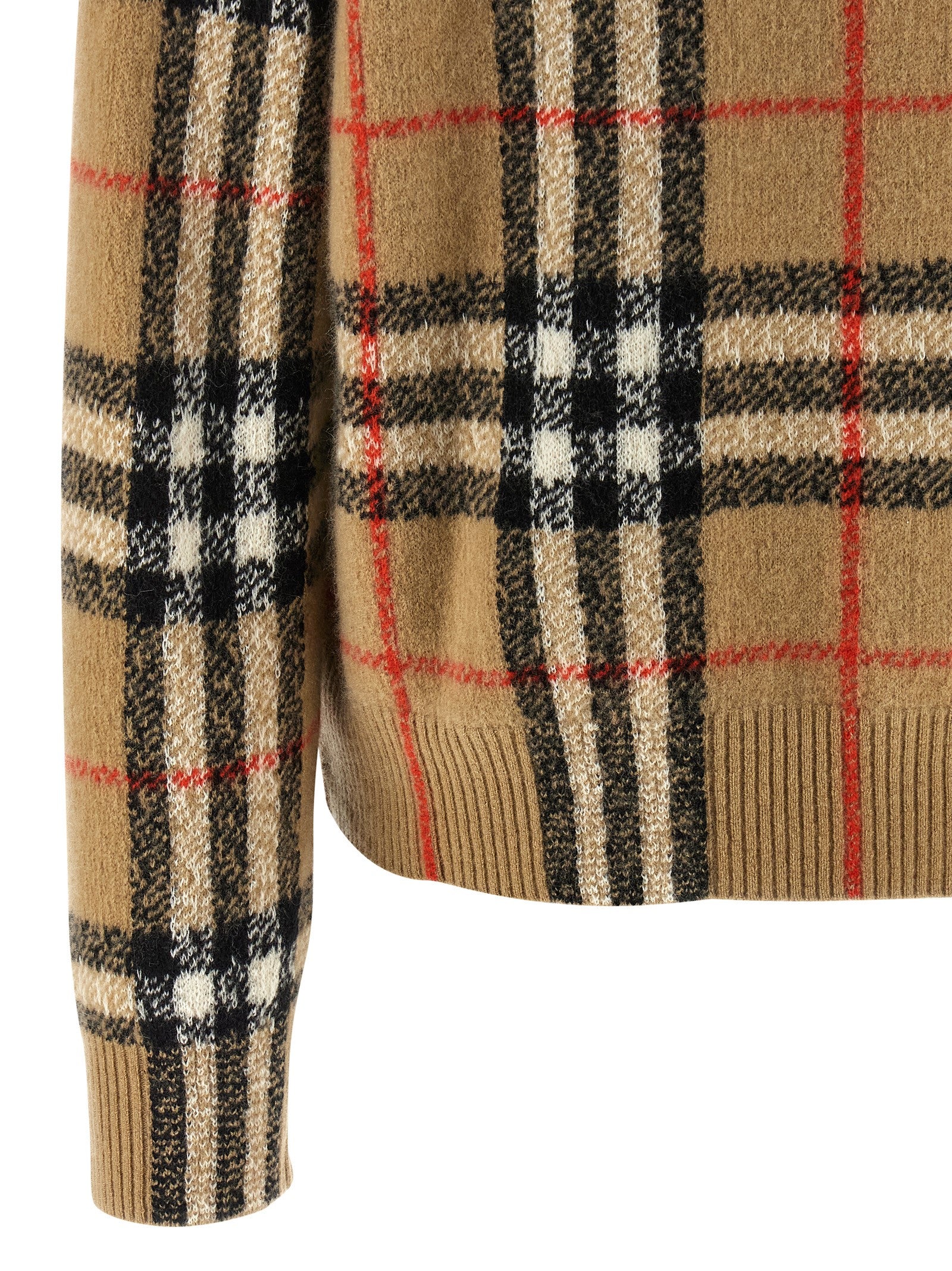 Burberry Beige Constance Cashmere Wool Sweater