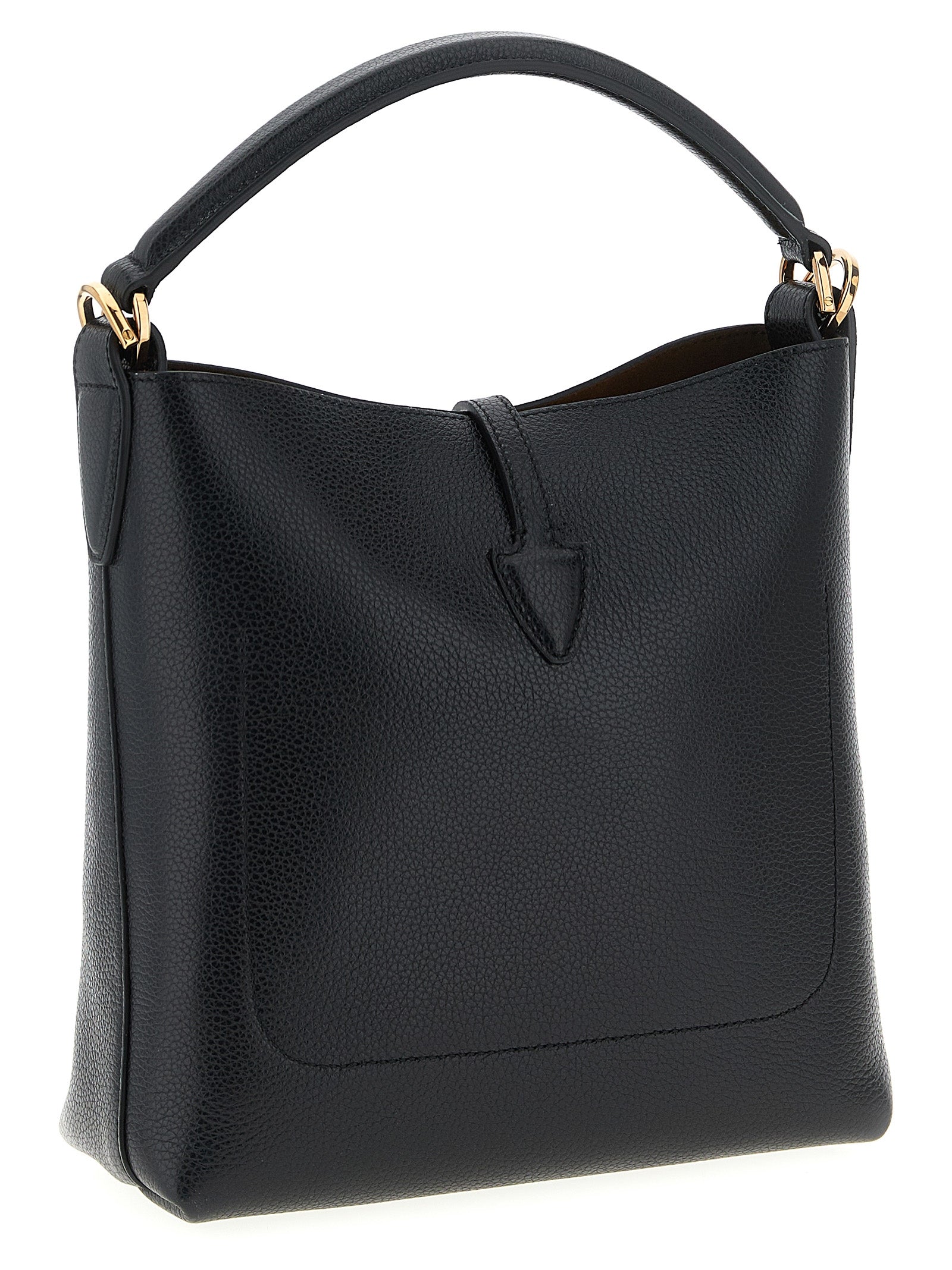 Tod’s Black Mini Bucket Leather Handbag