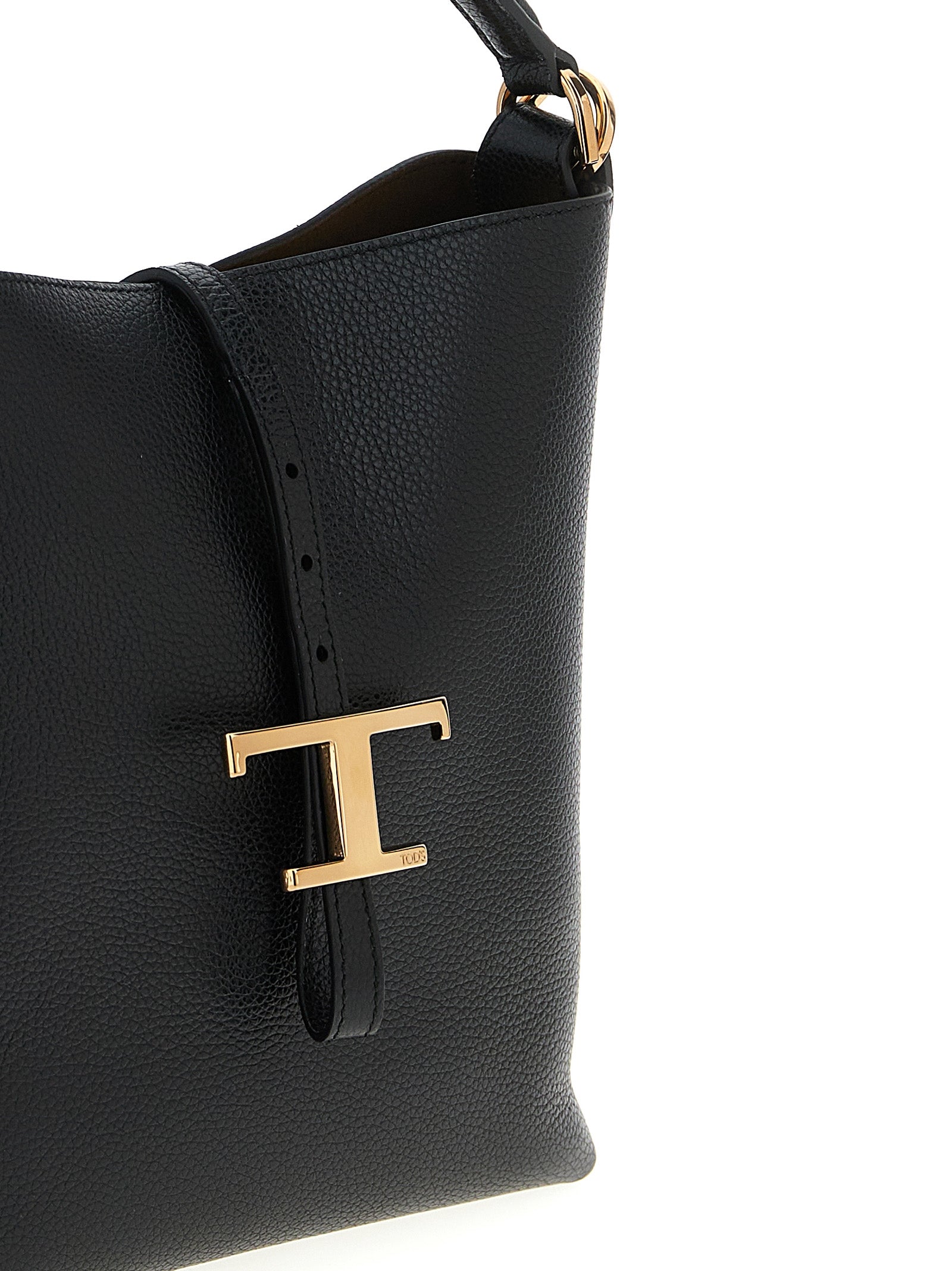 Tod’s Black Mini Bucket Leather Handbag