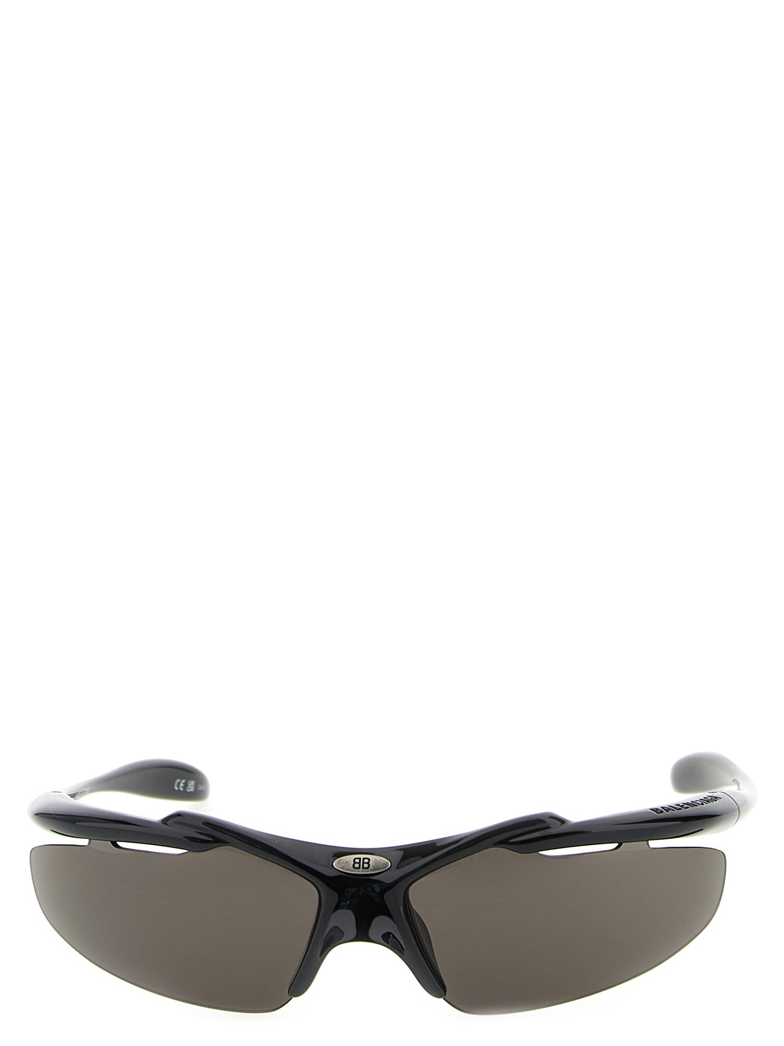 Balenciaga Black Turbo D-Frame Nylon Sunglasses
