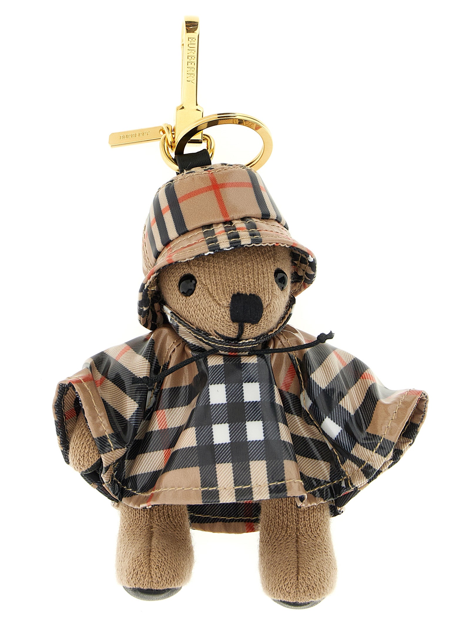Burberry Multicolor Thomas Wool Cashmere Keychain