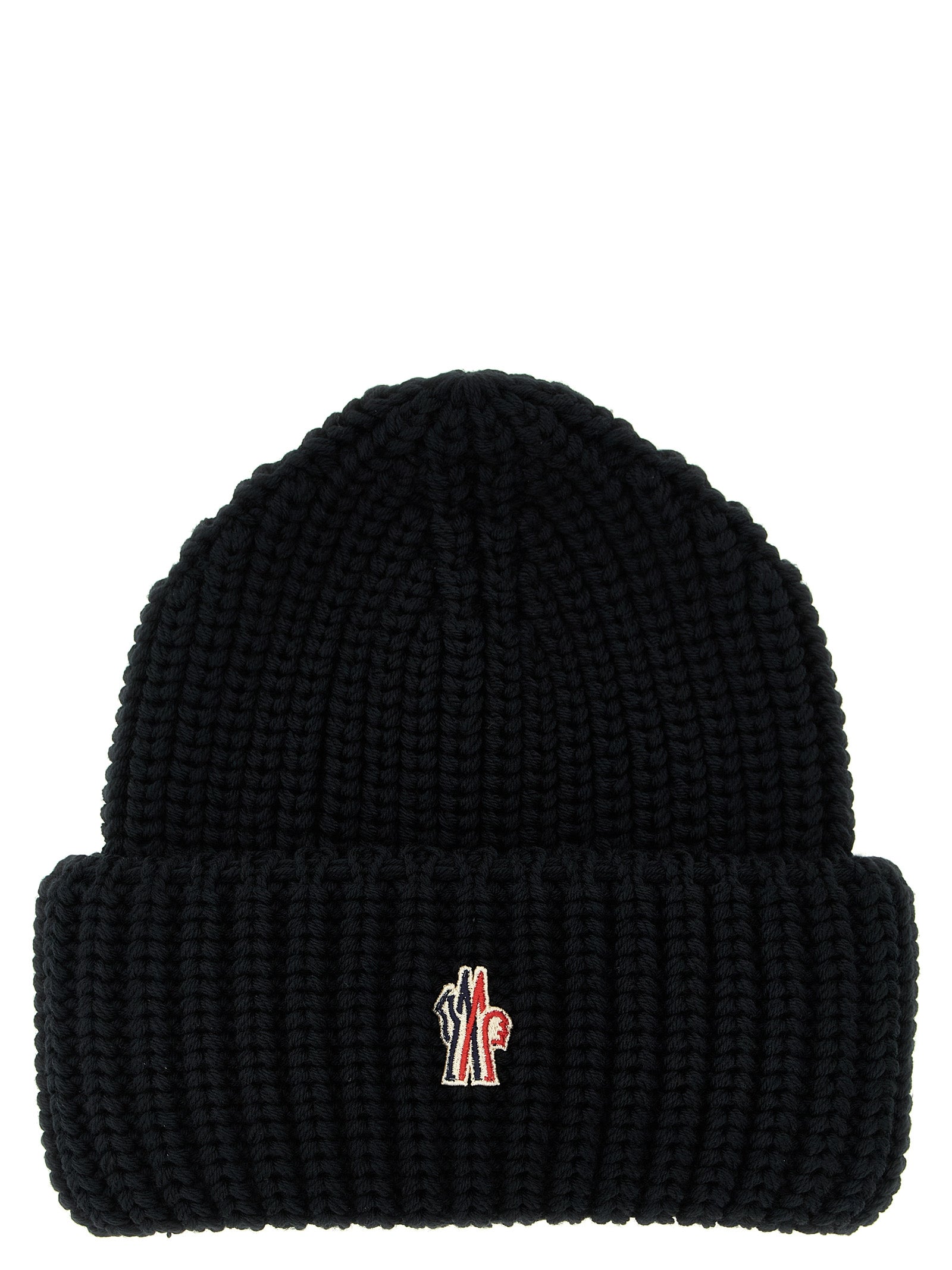 Moncler Grenoble Black Wool Beanie