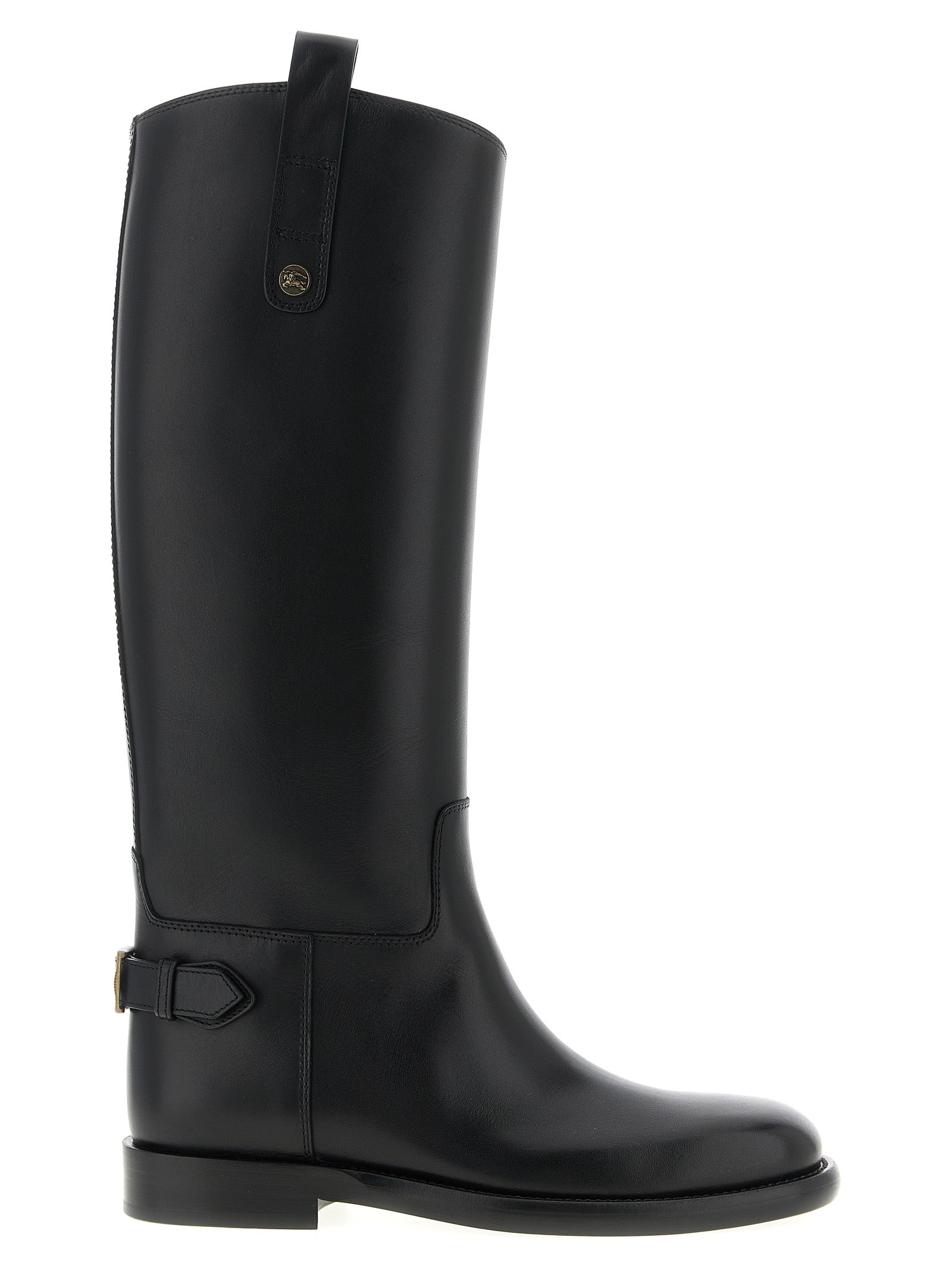 Burberry Black Cavalier Over The Knee Leather Boots