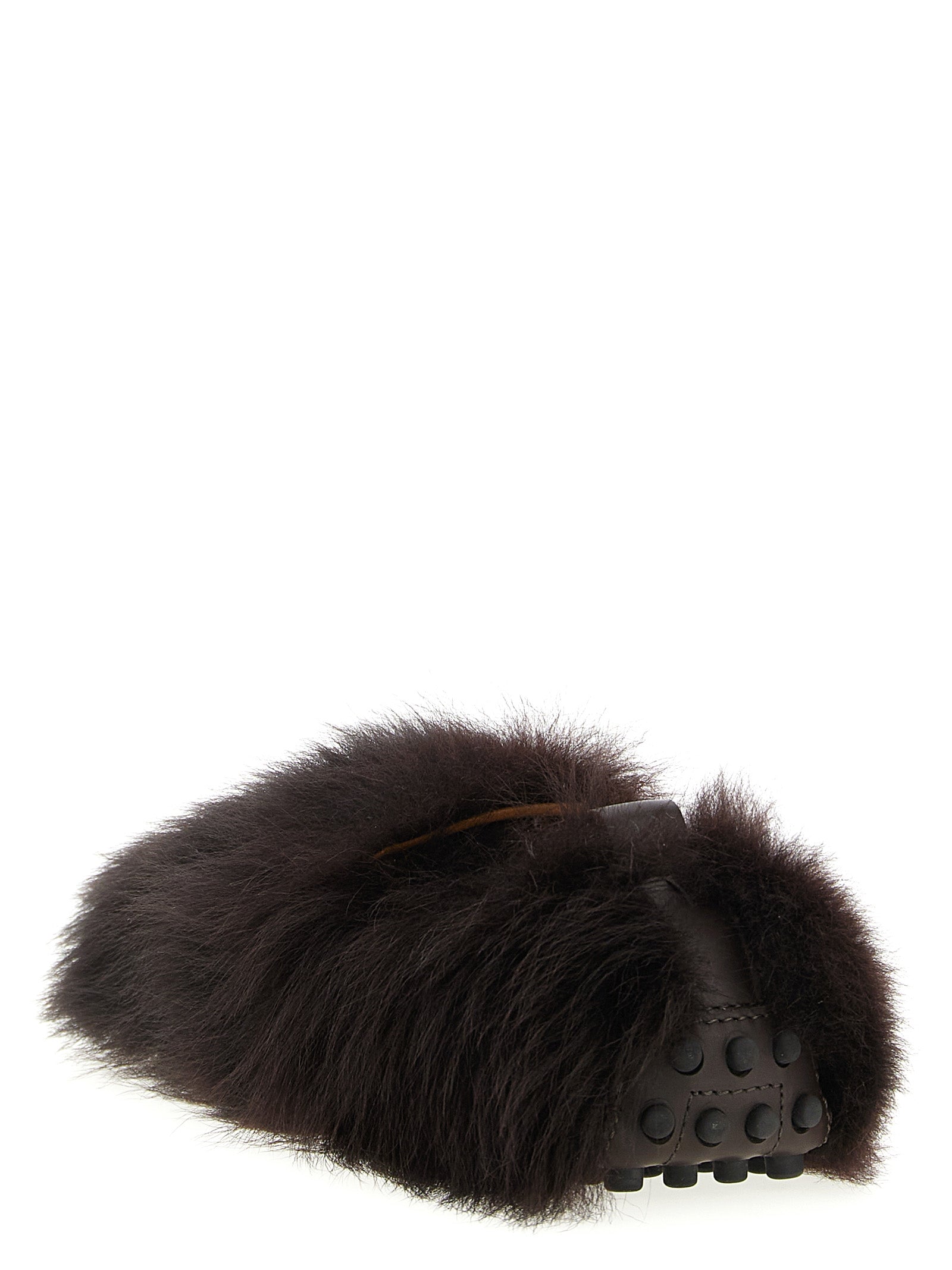 Tod’s Brown Gommino Lambskin Calf Leather Loafers
