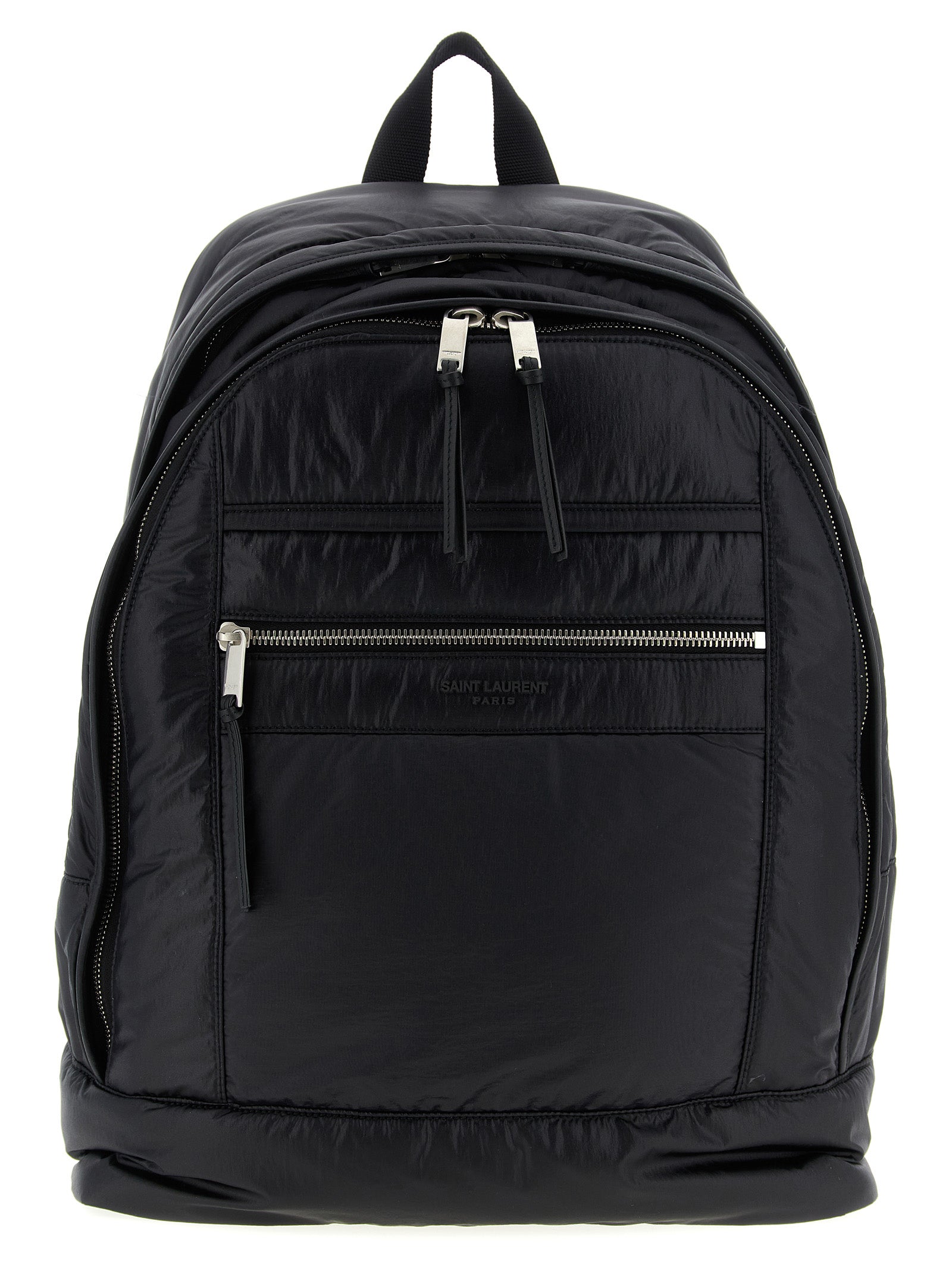 Saint Laurent Black City Backpack Calf Leather
