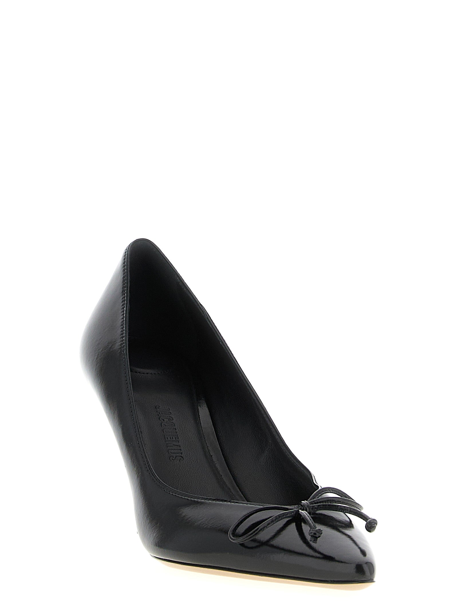 Jacquemus Black Les Escarpins Tourni Leather Pumps