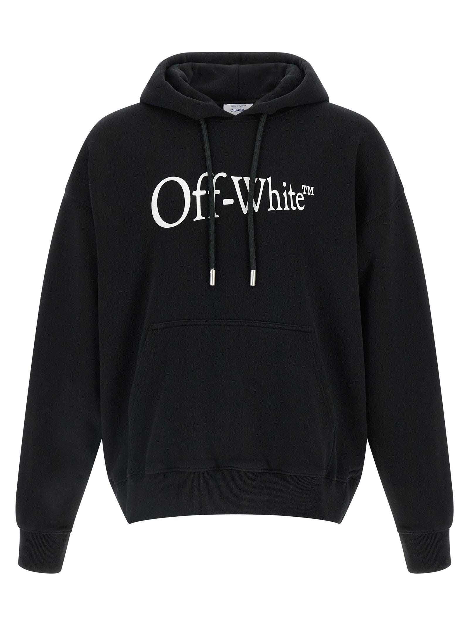 Off-White White Black Run Arrow Cotton Sweatshirt