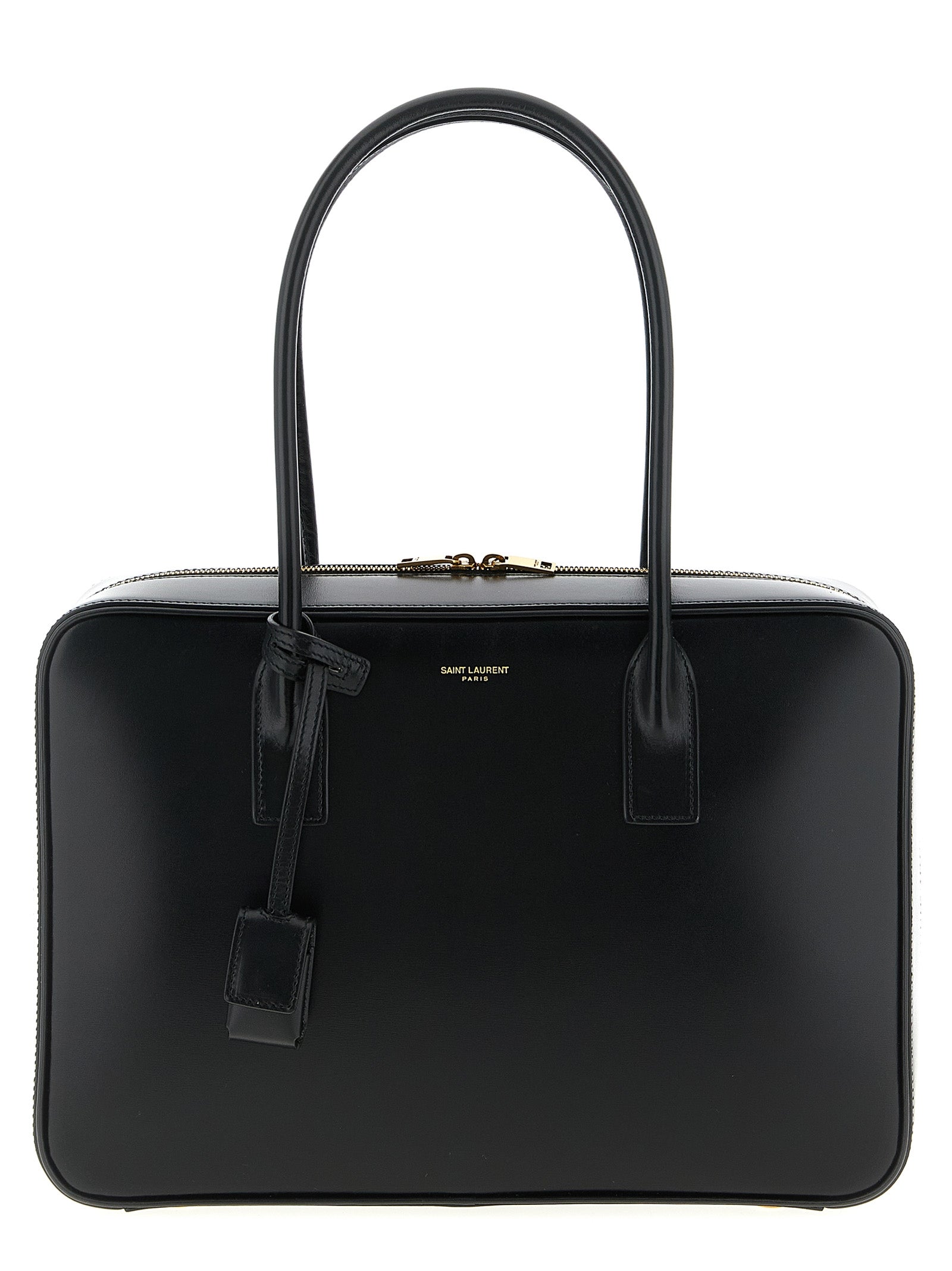 Saint Laurent Black Sac De Jour Shoulder Bag Calf Leather