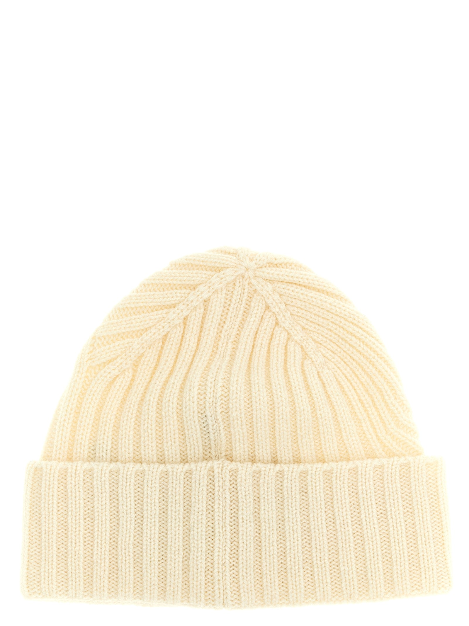 Jacquemus White Le Bonnet Tourni Cashmere Merino Wool Beanie