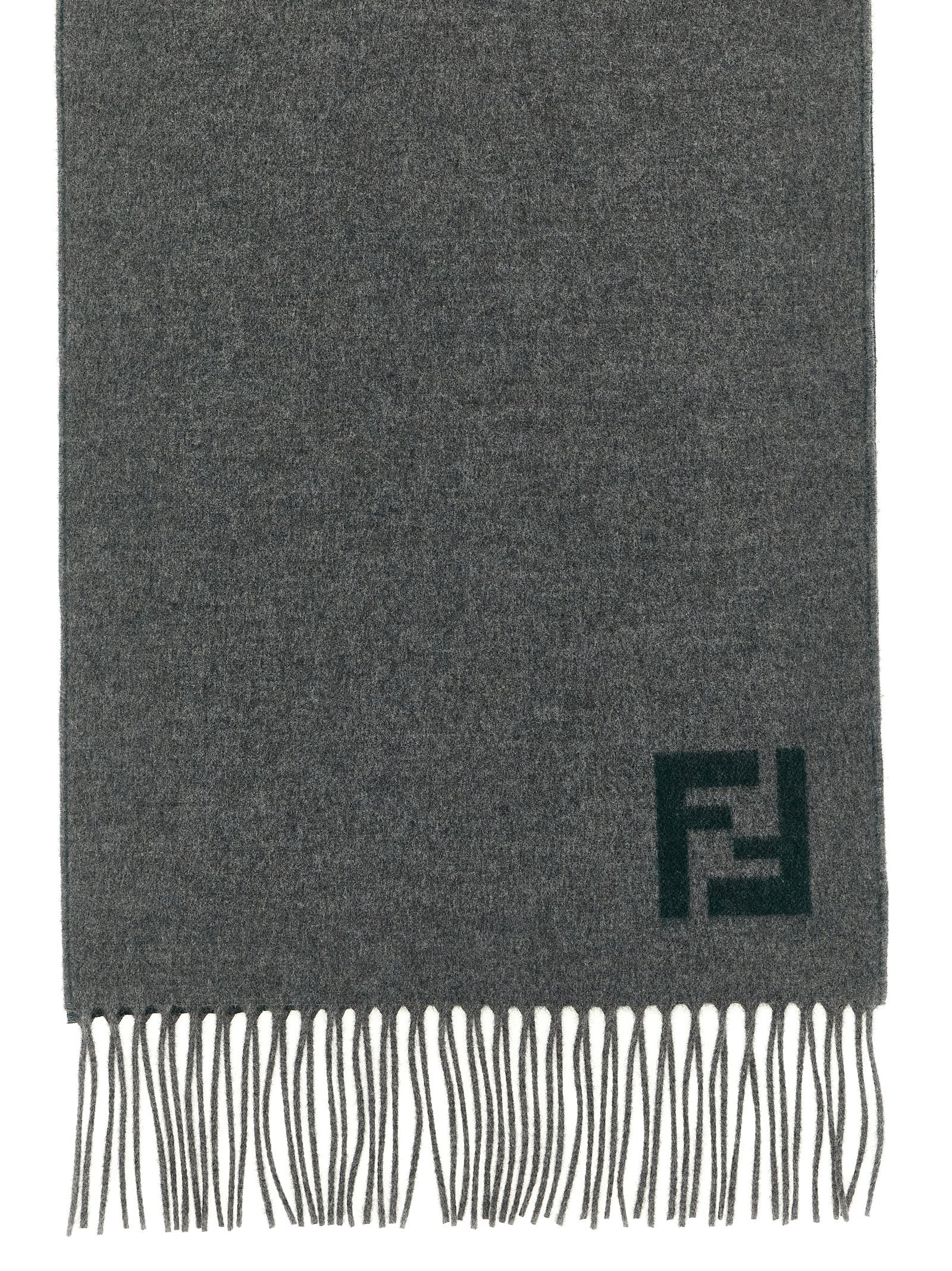 Fendi Multicolor Wool Cashmere Scarf