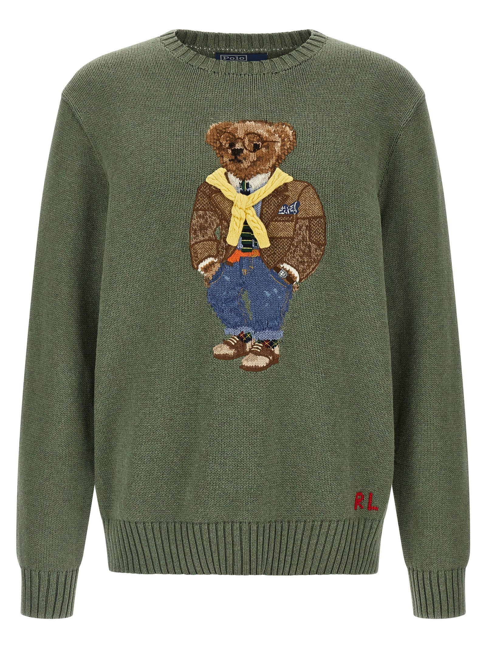 Polo Ralph Lauren Green Cotton Cardigan