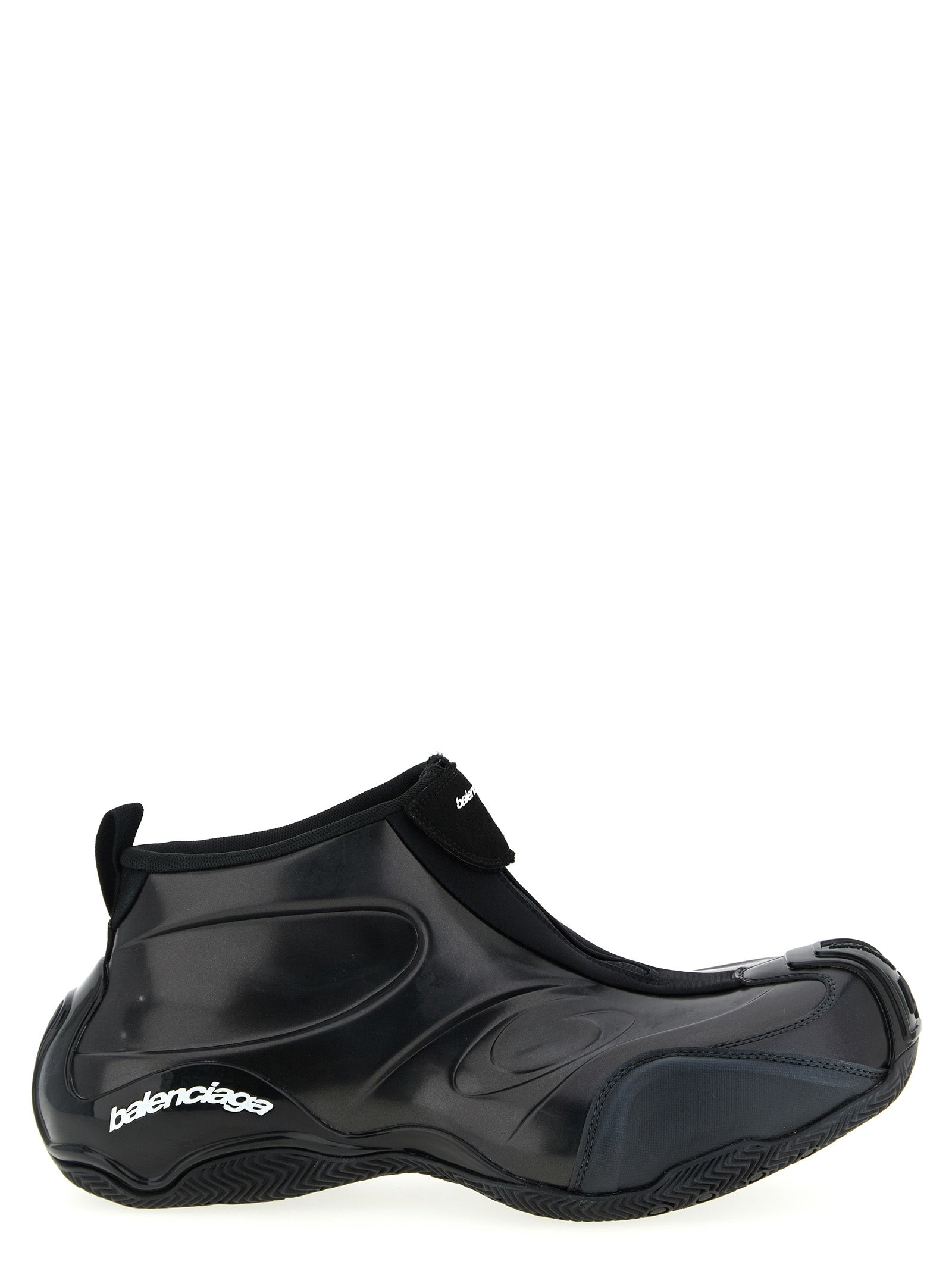 Balenciaga Black Basketball Synthetic Sneakers