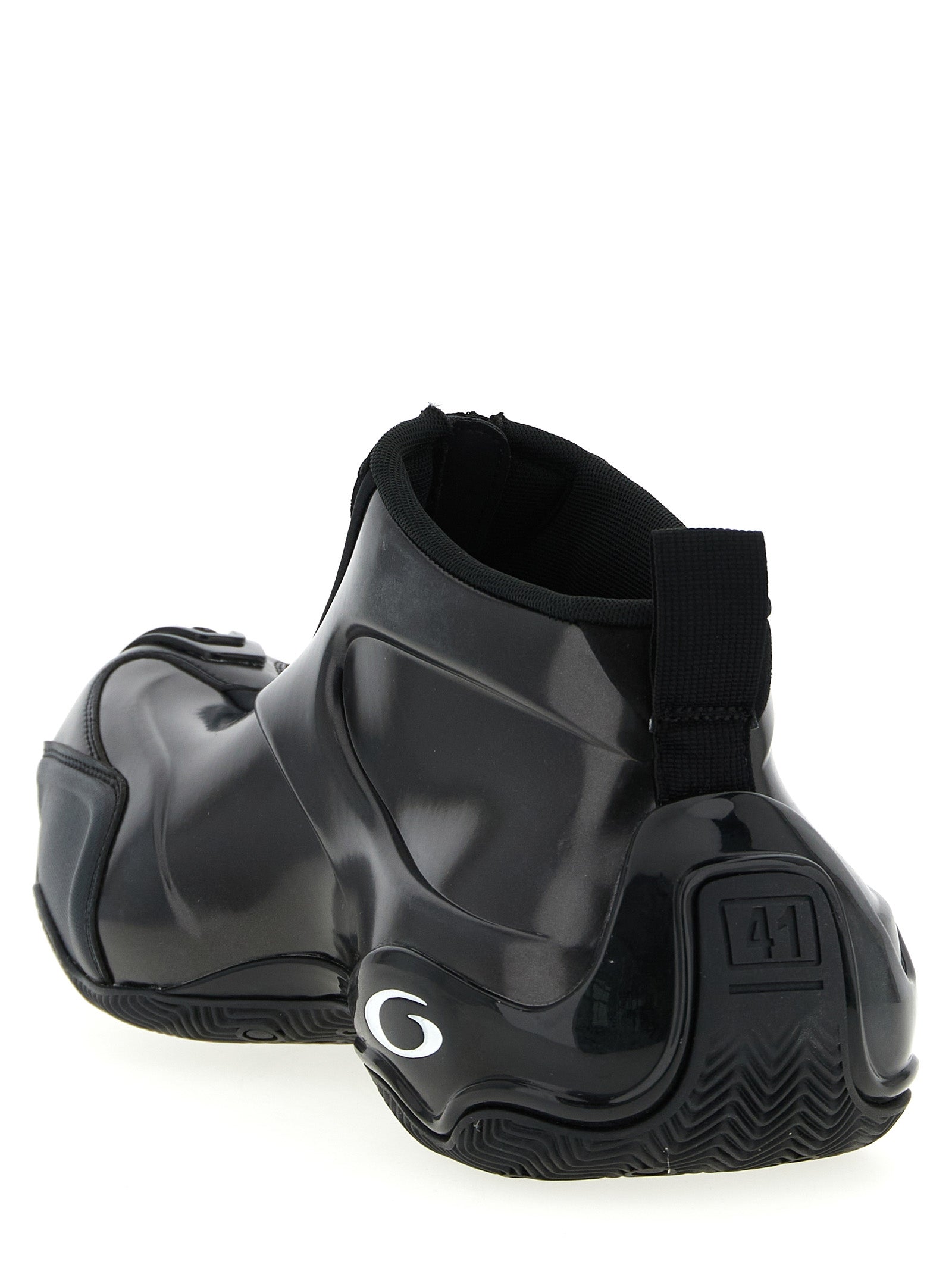 Balenciaga Black Basketball Synthetic Sneakers