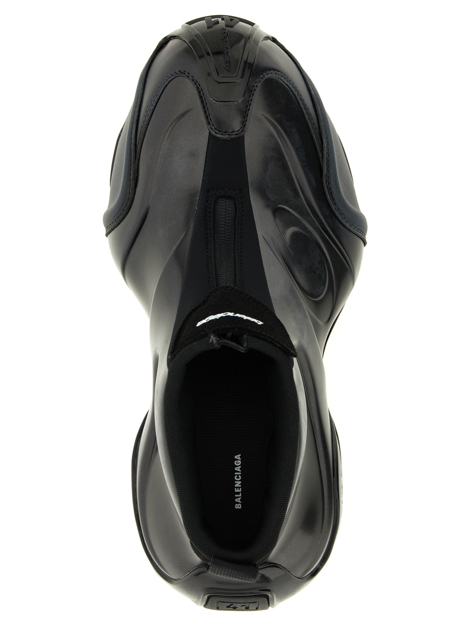 Balenciaga Black Basketball Synthetic Sneakers