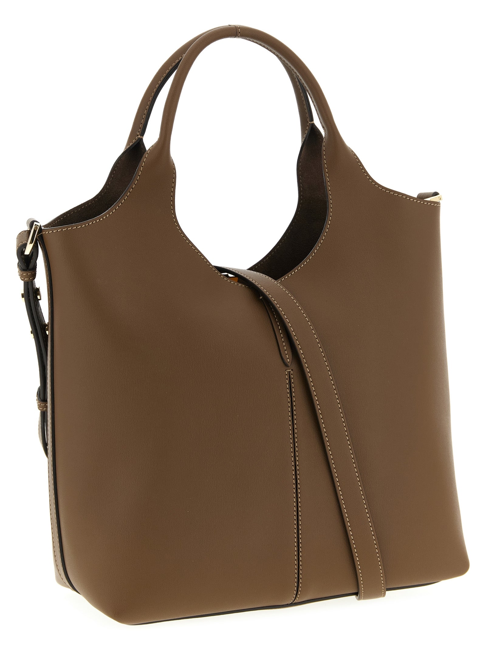 Tod’s Brown EBR Small Handbag Leather