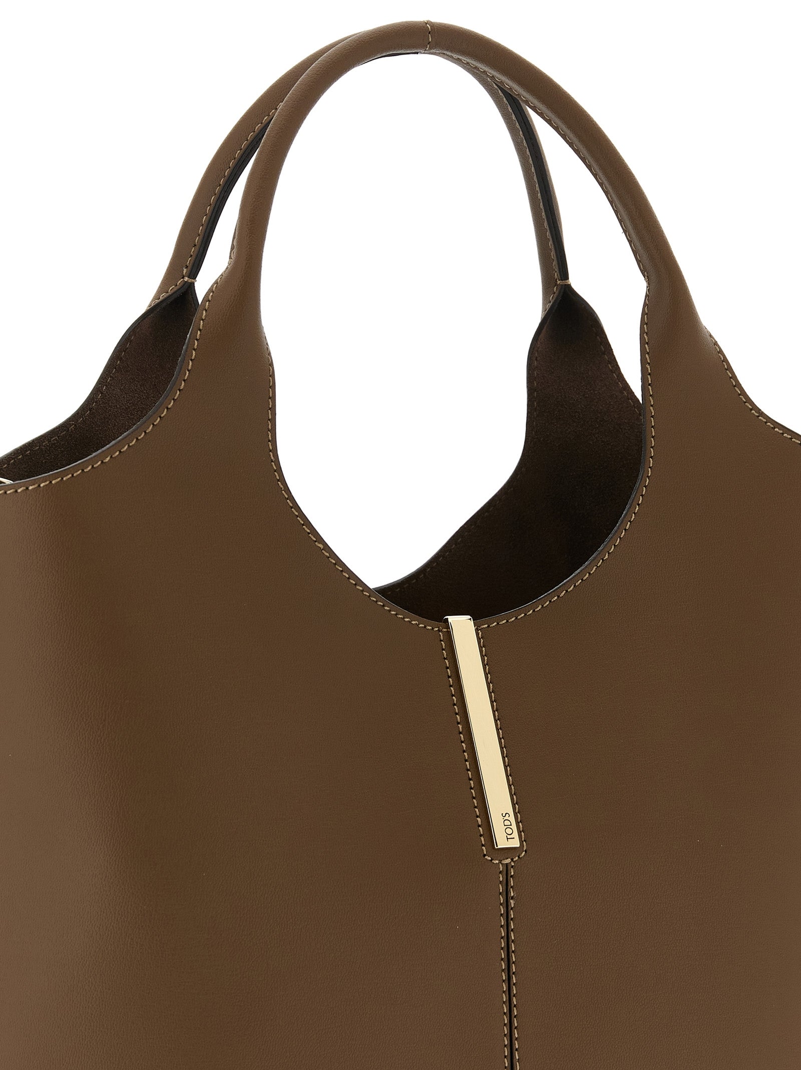 Tod’s Brown EBR Small Handbag Leather
